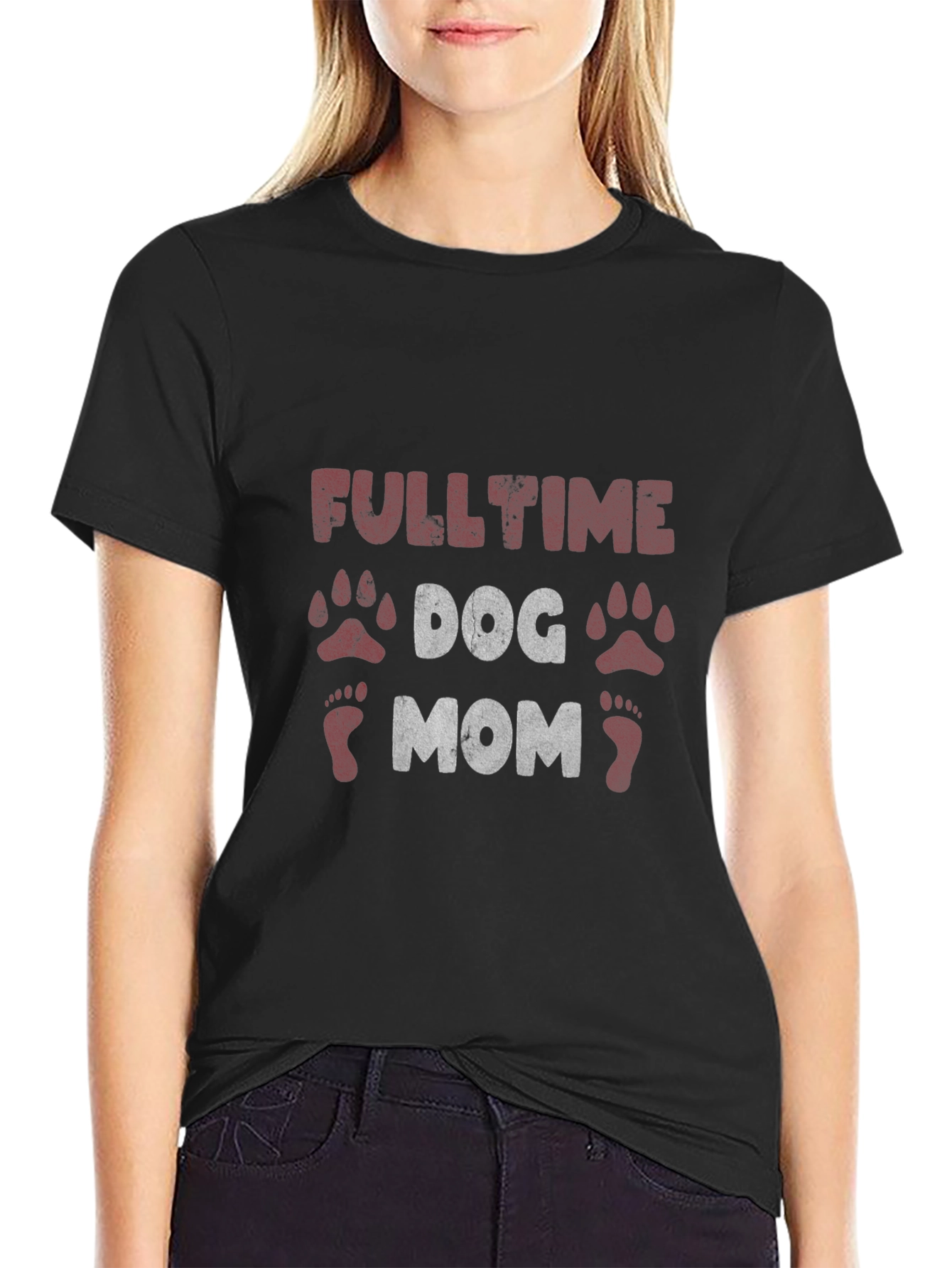 Fulltime Dog Mom Graphic T-Shirt