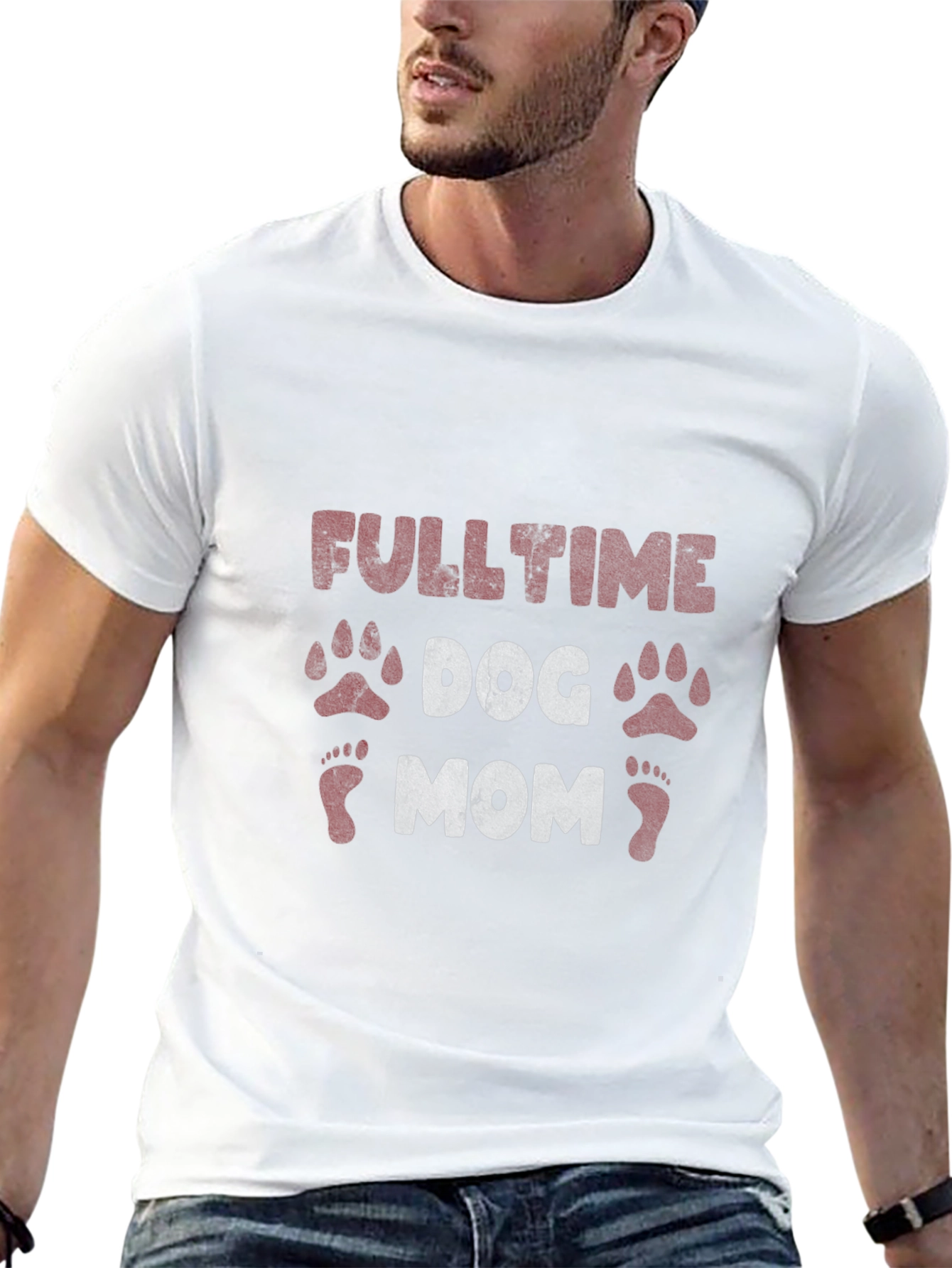 Fulltime Dog Mom Graphic T-Shirt