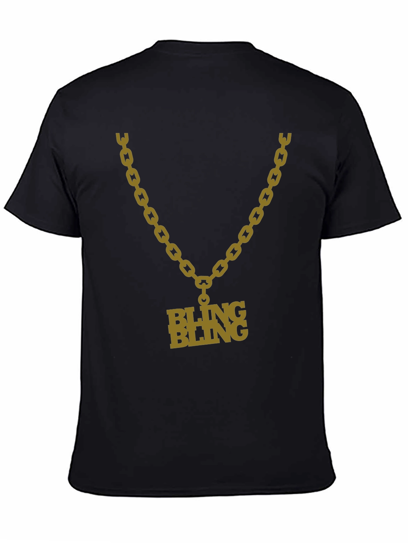 Bling Bling Chain Graphic Tee - Bold Fashion Statement