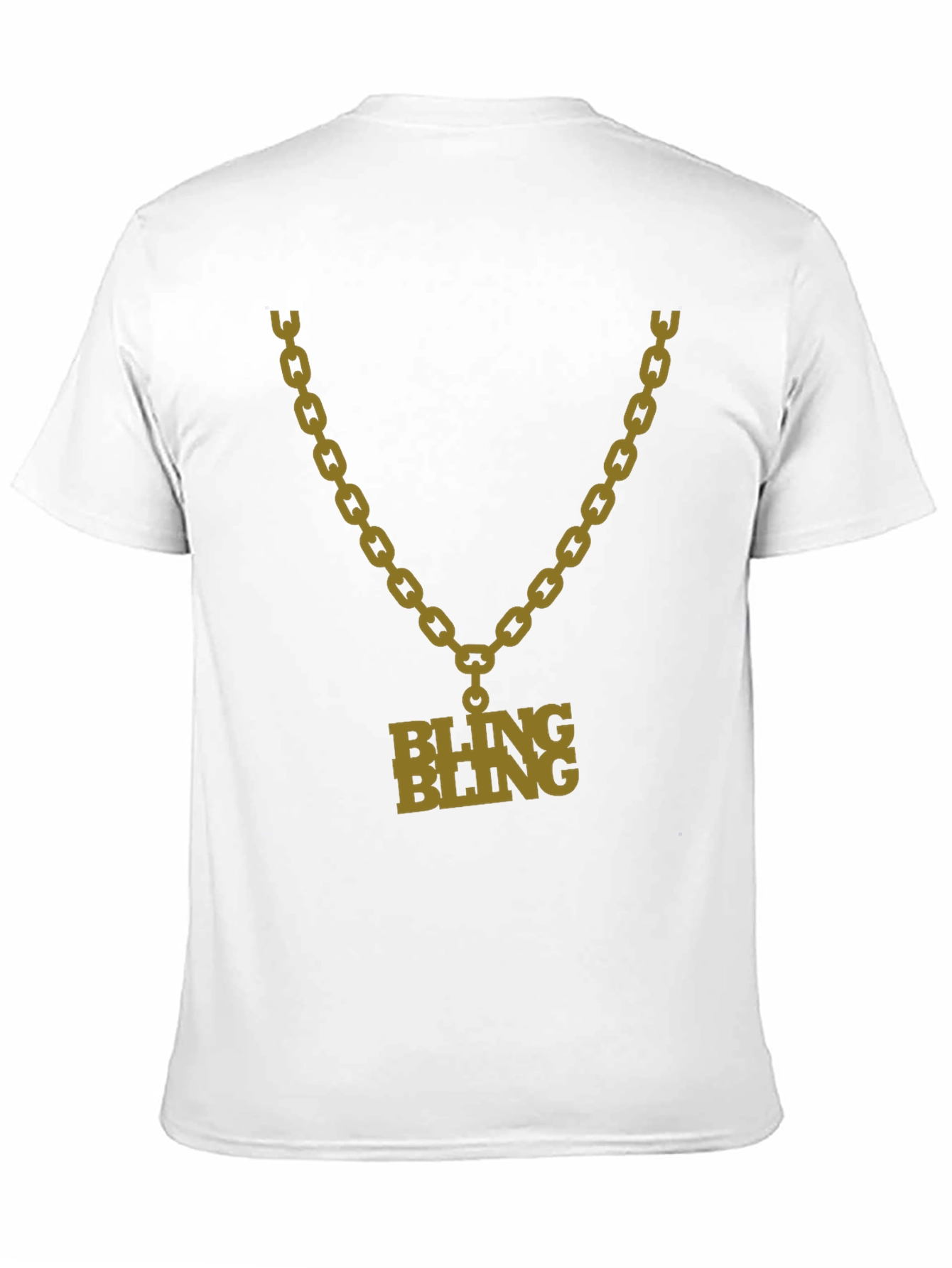 Bling Bling Chain Graphic Tee - Bold Fashion Statement