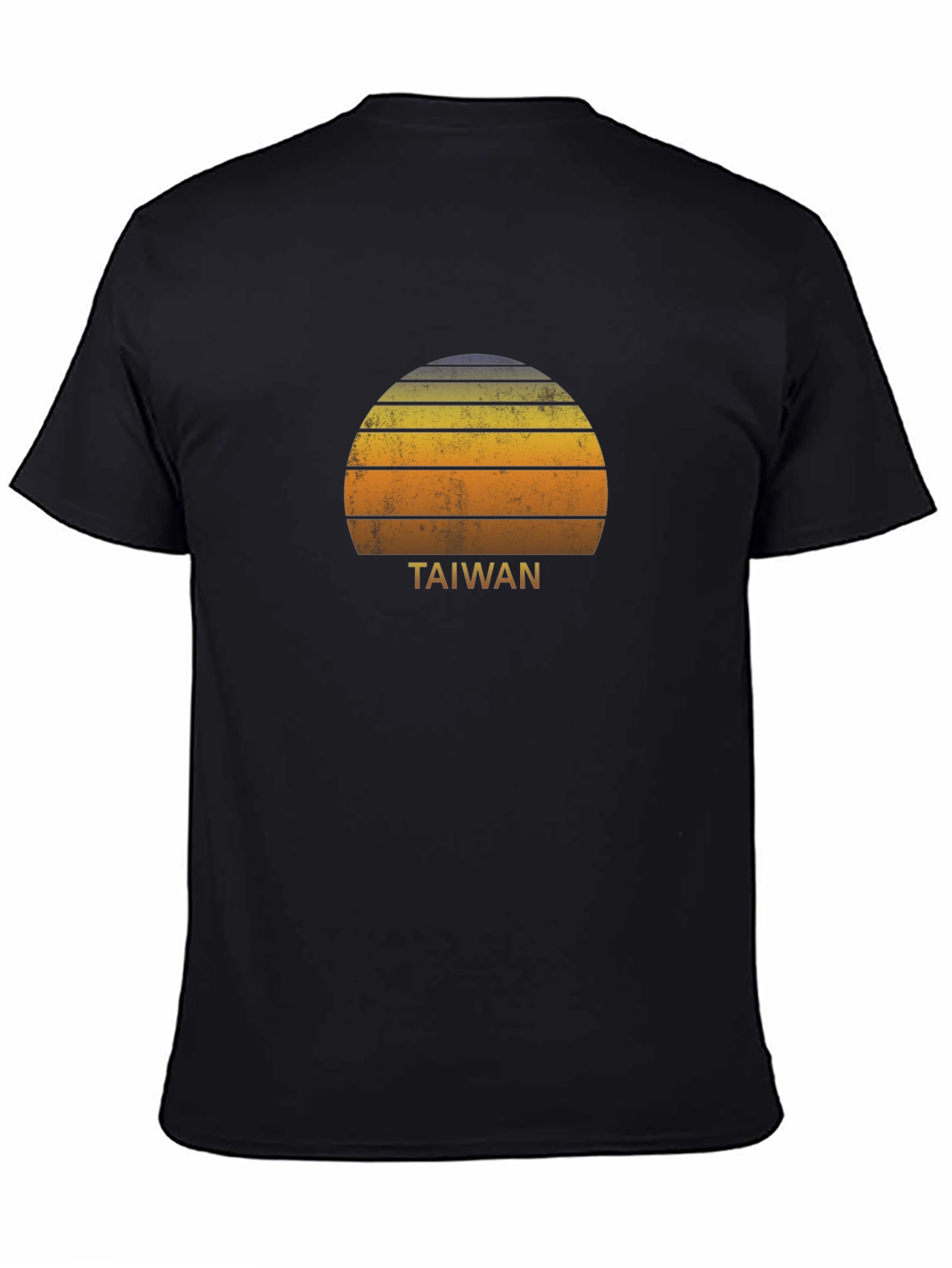 Taiwan Sunset Graphic Tee - Retro Style
