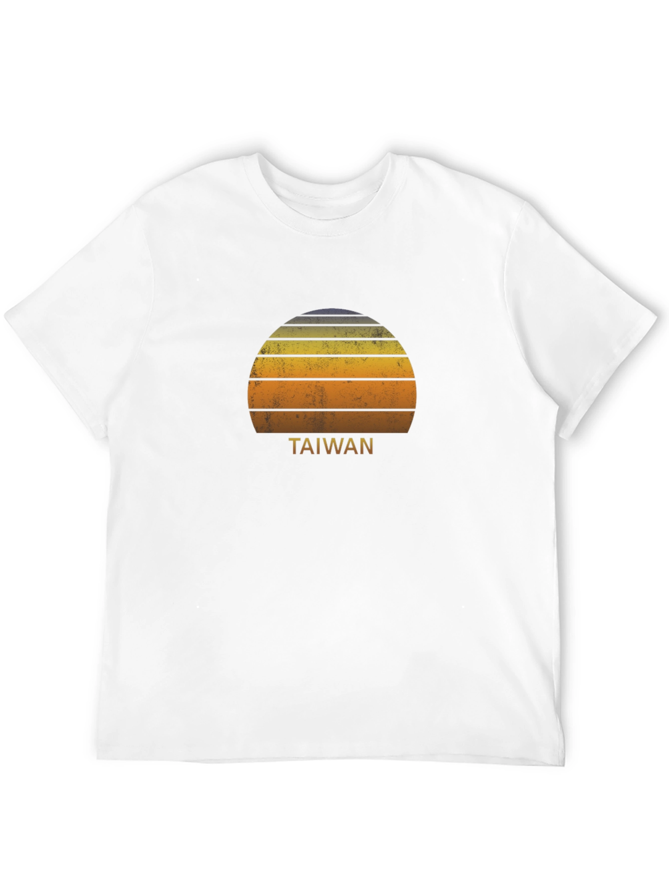 Taiwan Sunset Graphic Tee - Retro Style
