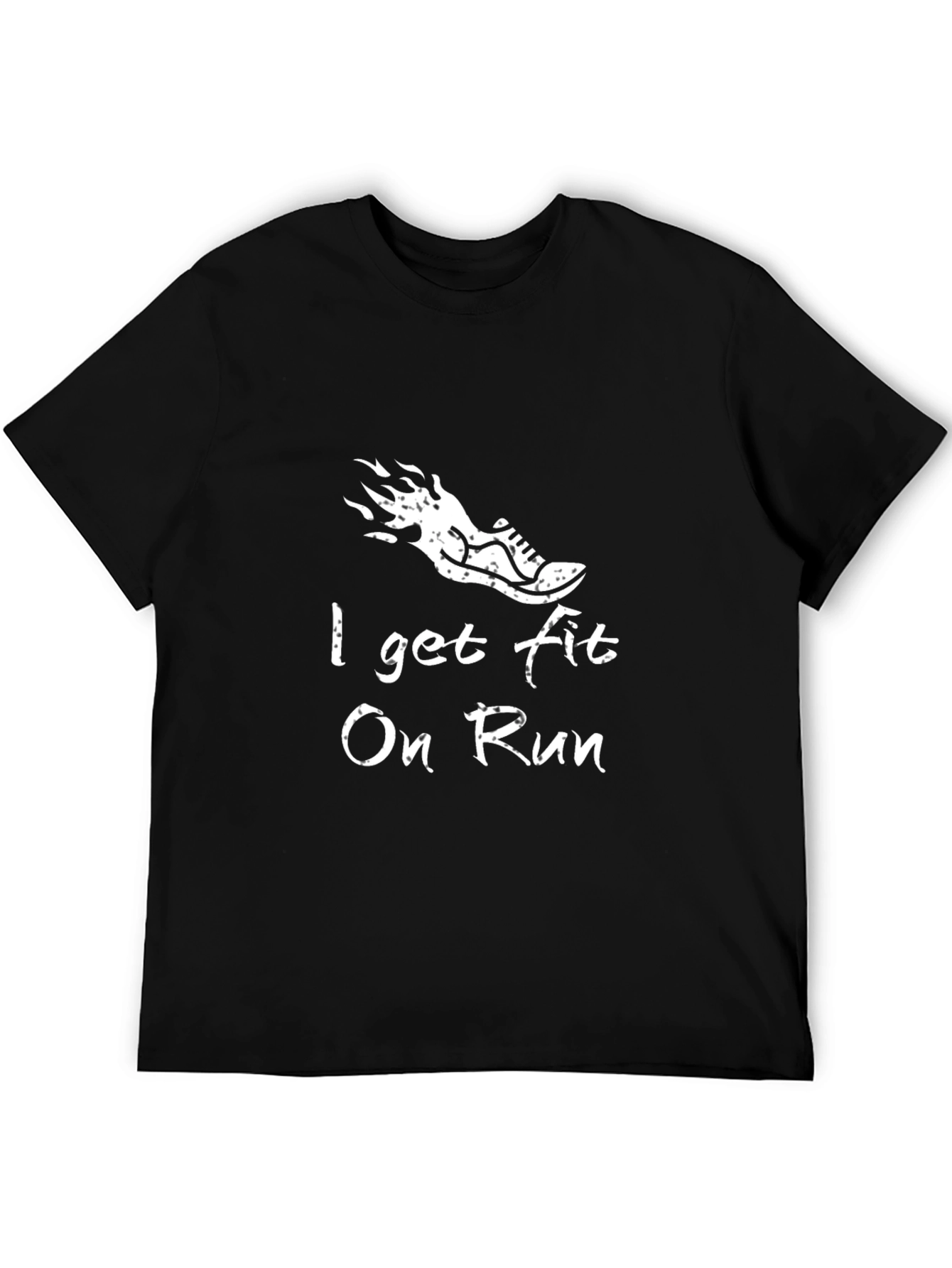 I Get Fit On Run T-Shirt - Athletic Design
