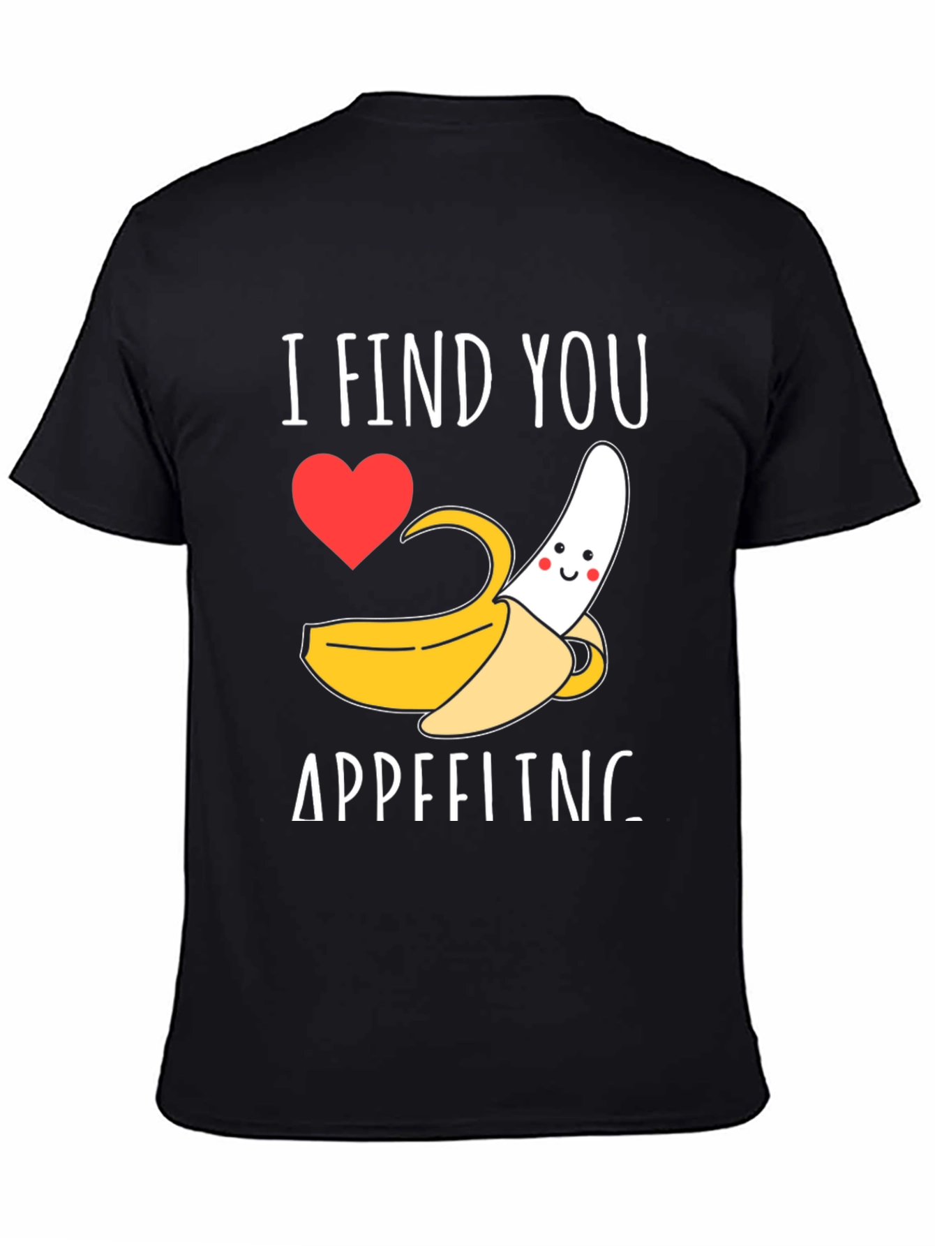 Appealing Banana Graphic Tee - Love & Humor