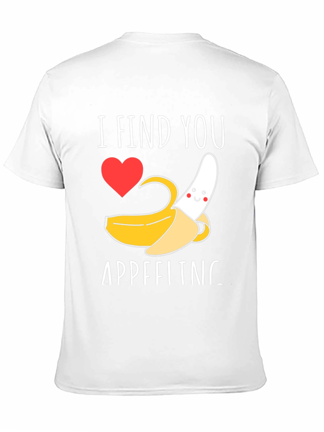 Appealing Banana Graphic Tee - Love & Humor