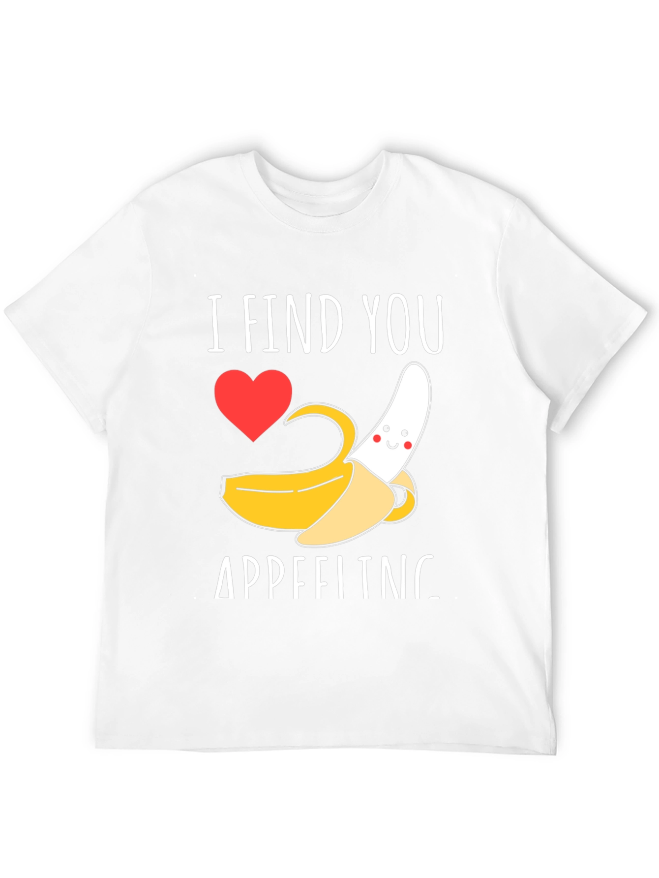 Appealing Banana Graphic Tee - Love & Humor