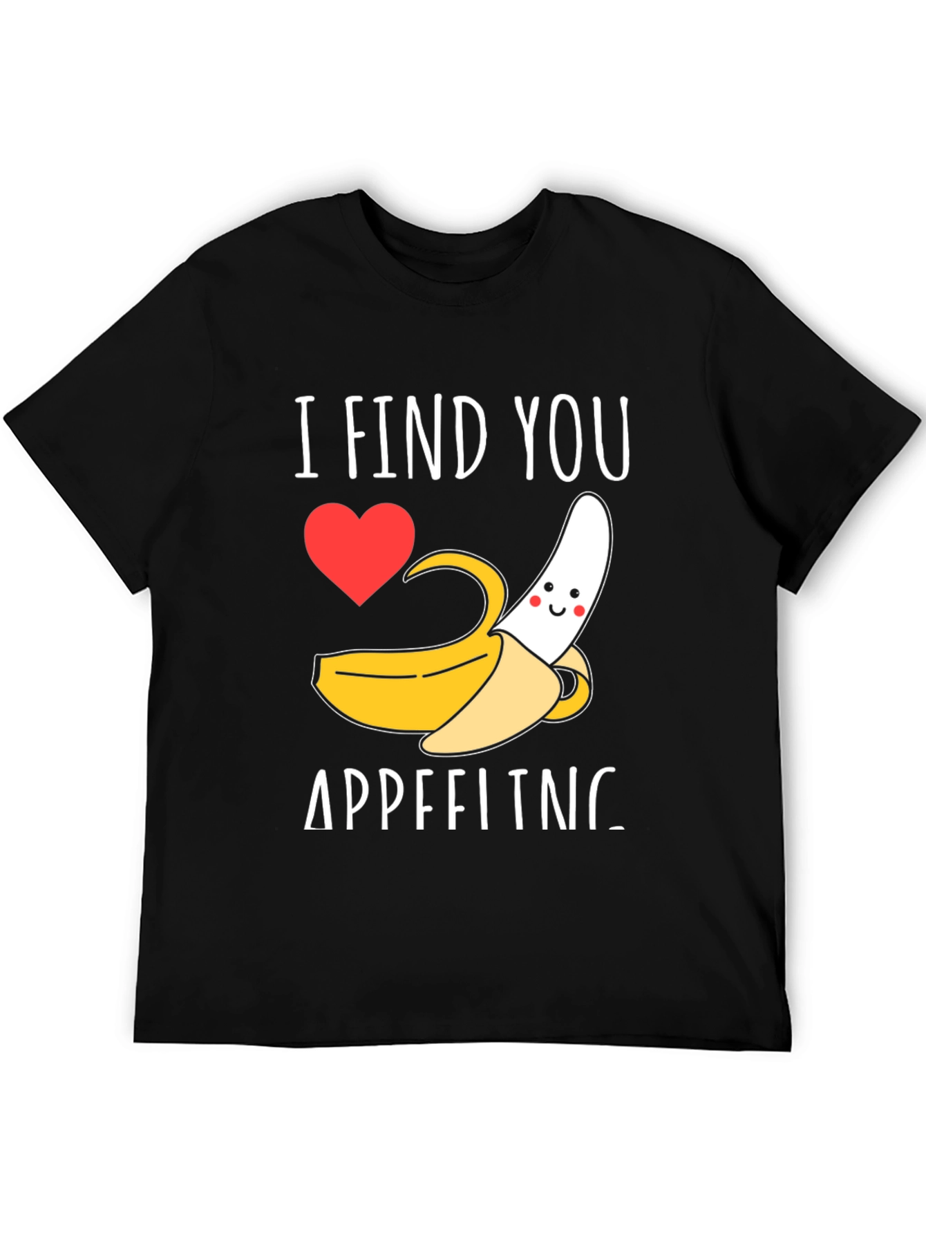 Appealing Banana Graphic Tee - Love & Humor