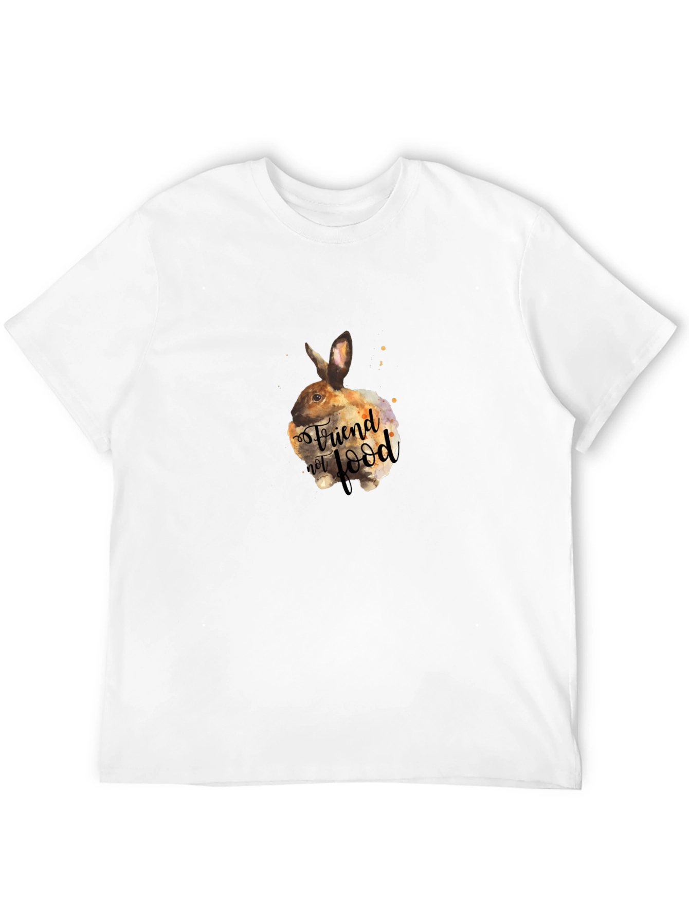 Vegan Bunny T-Shirt - Friend Not Food