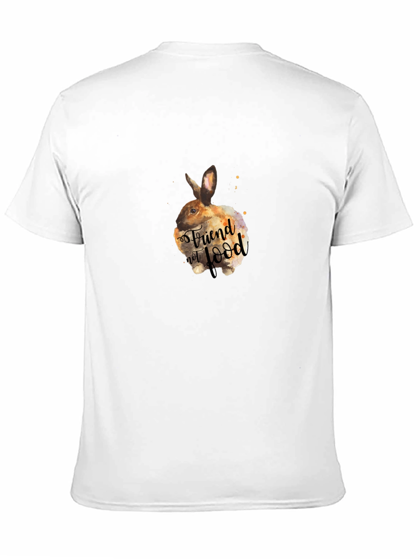 Vegan Bunny T-Shirt - Friend Not Food