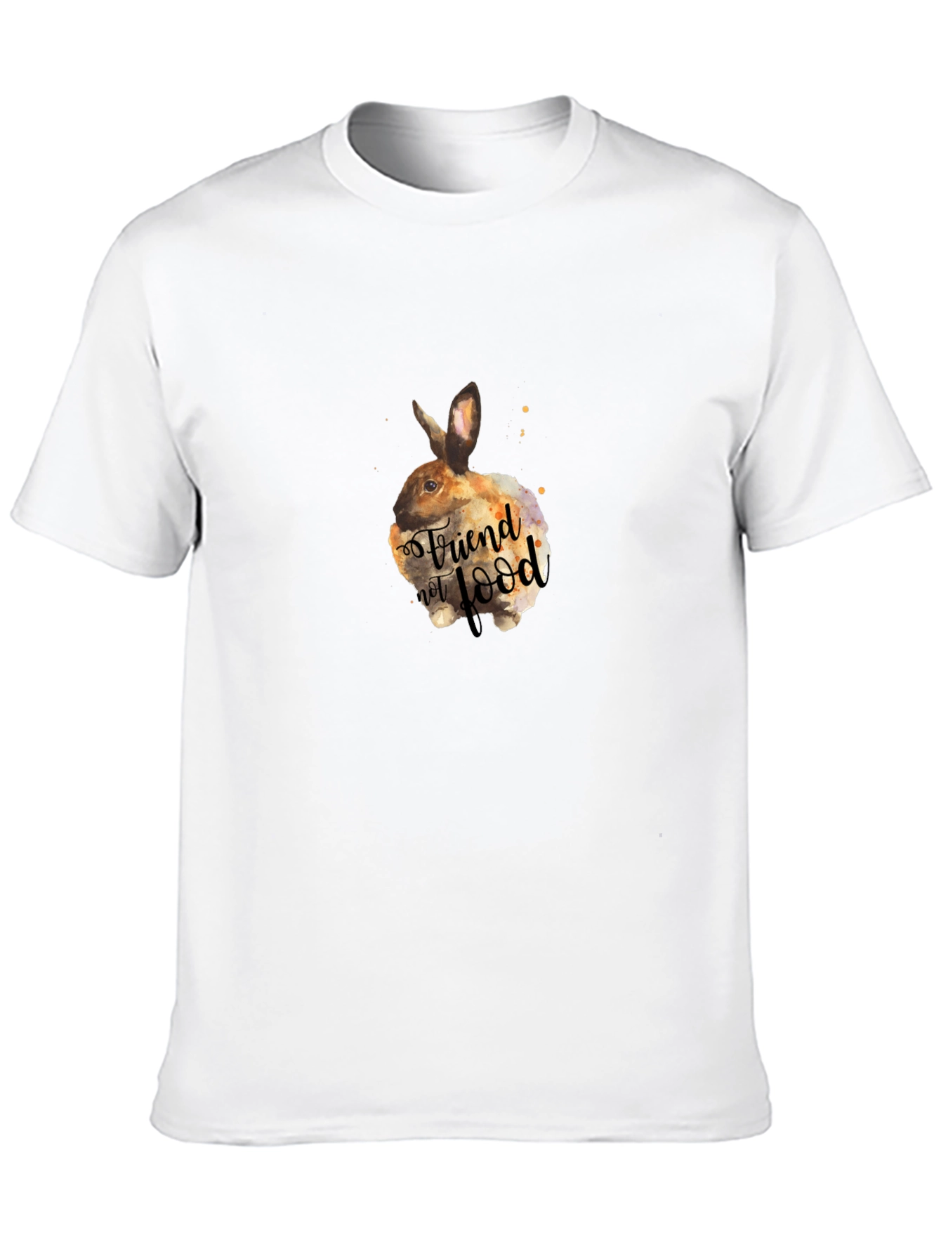 Vegan Bunny T-Shirt - Friend Not Food