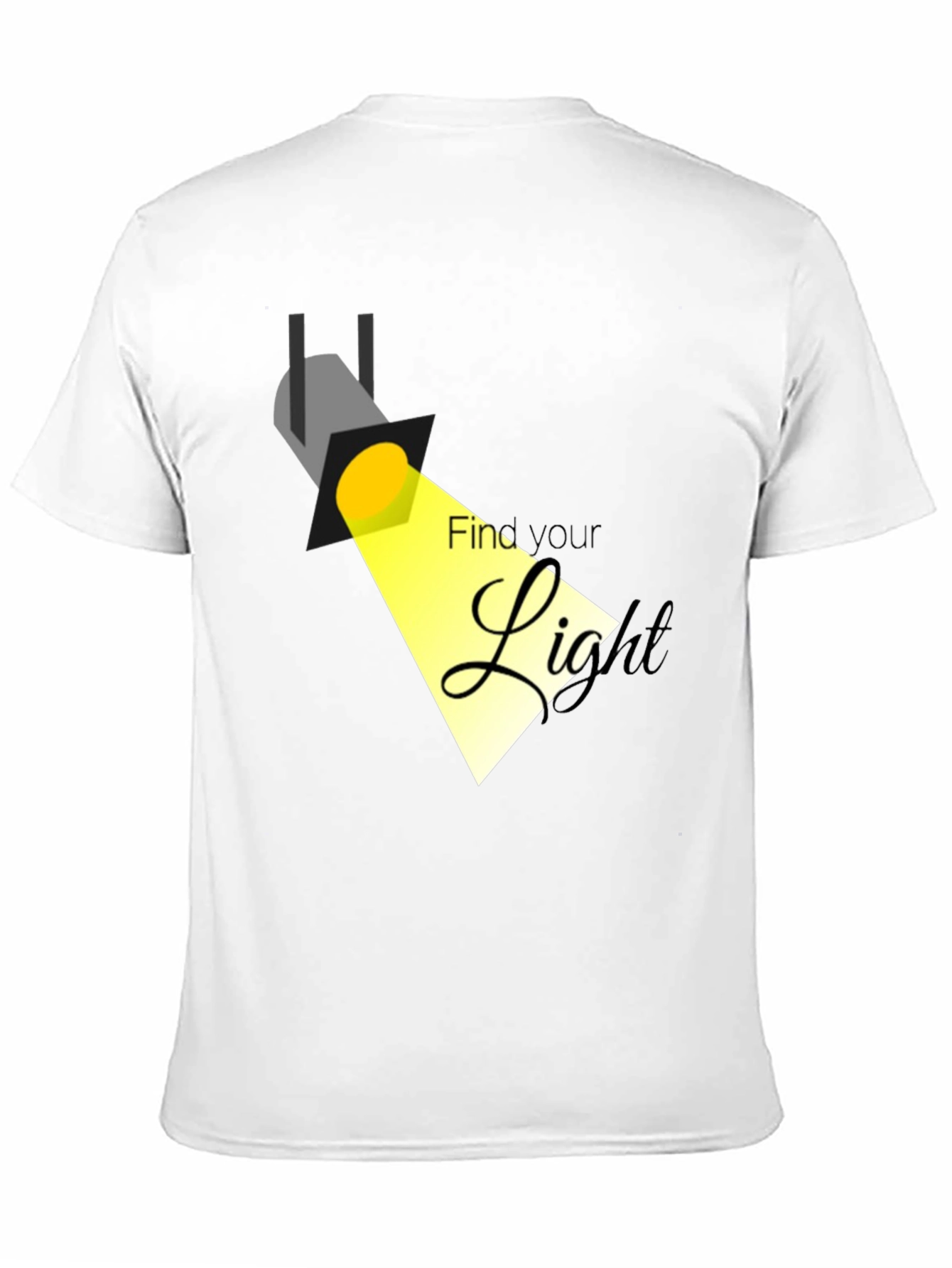 Find Your Light Black Graphic Tee