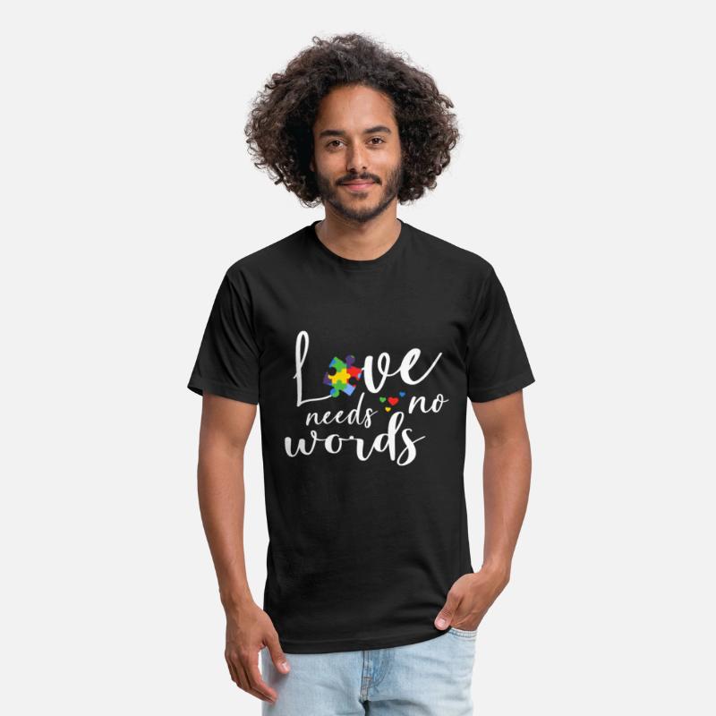 Love Needs No Words Autistic Puzzle Autism Awarene