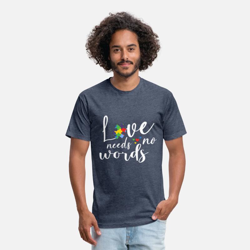 Love Needs No Words Autistic Puzzle Autism Awarene