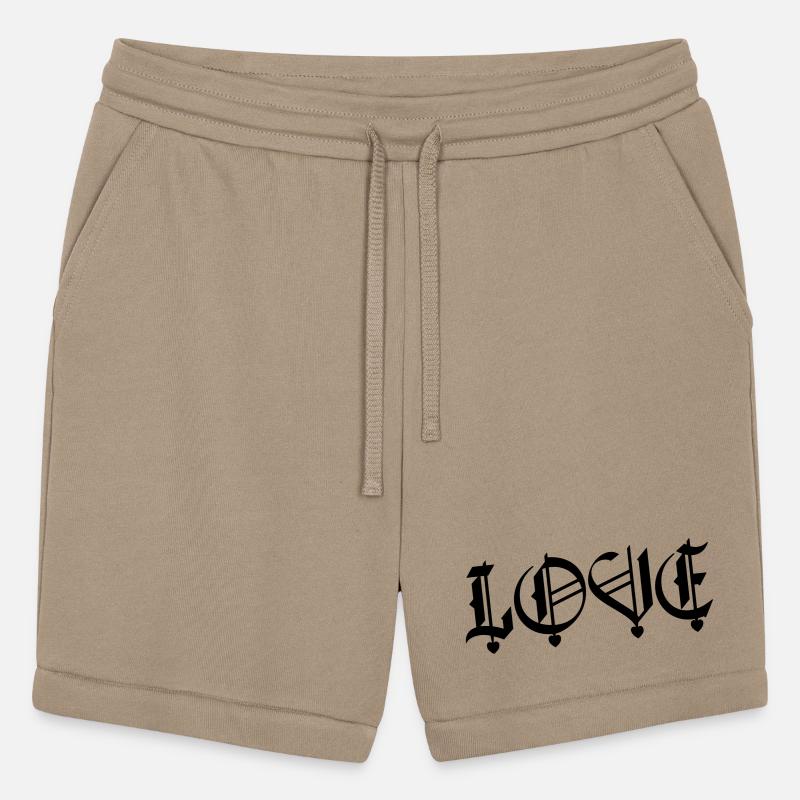 Love with hearts blackletter