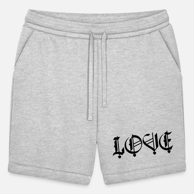 Love with hearts blackletter