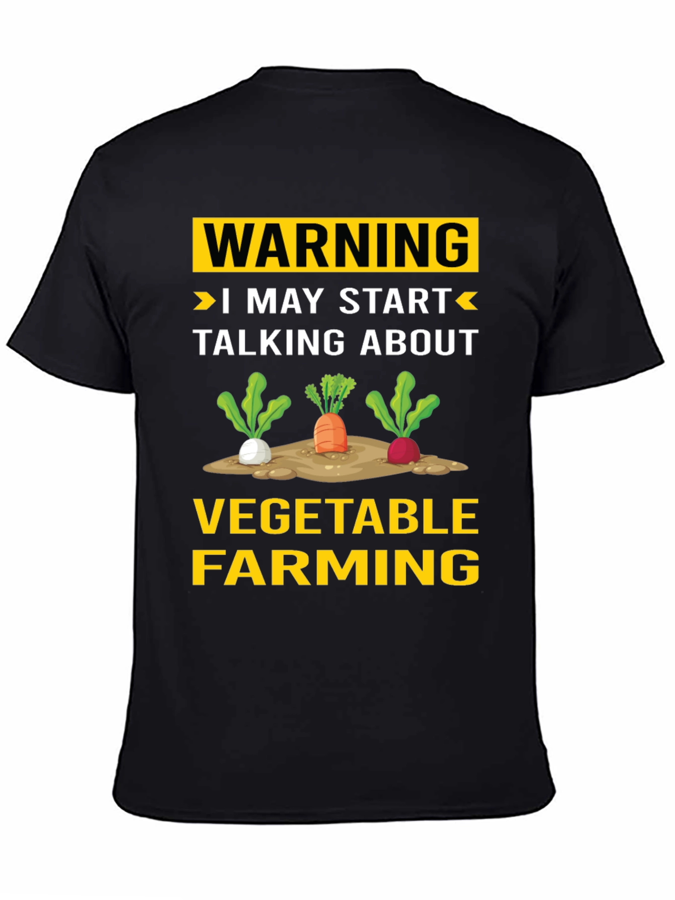 Vegetable Farming Warning T-Shirt - Funny Gardener Tee