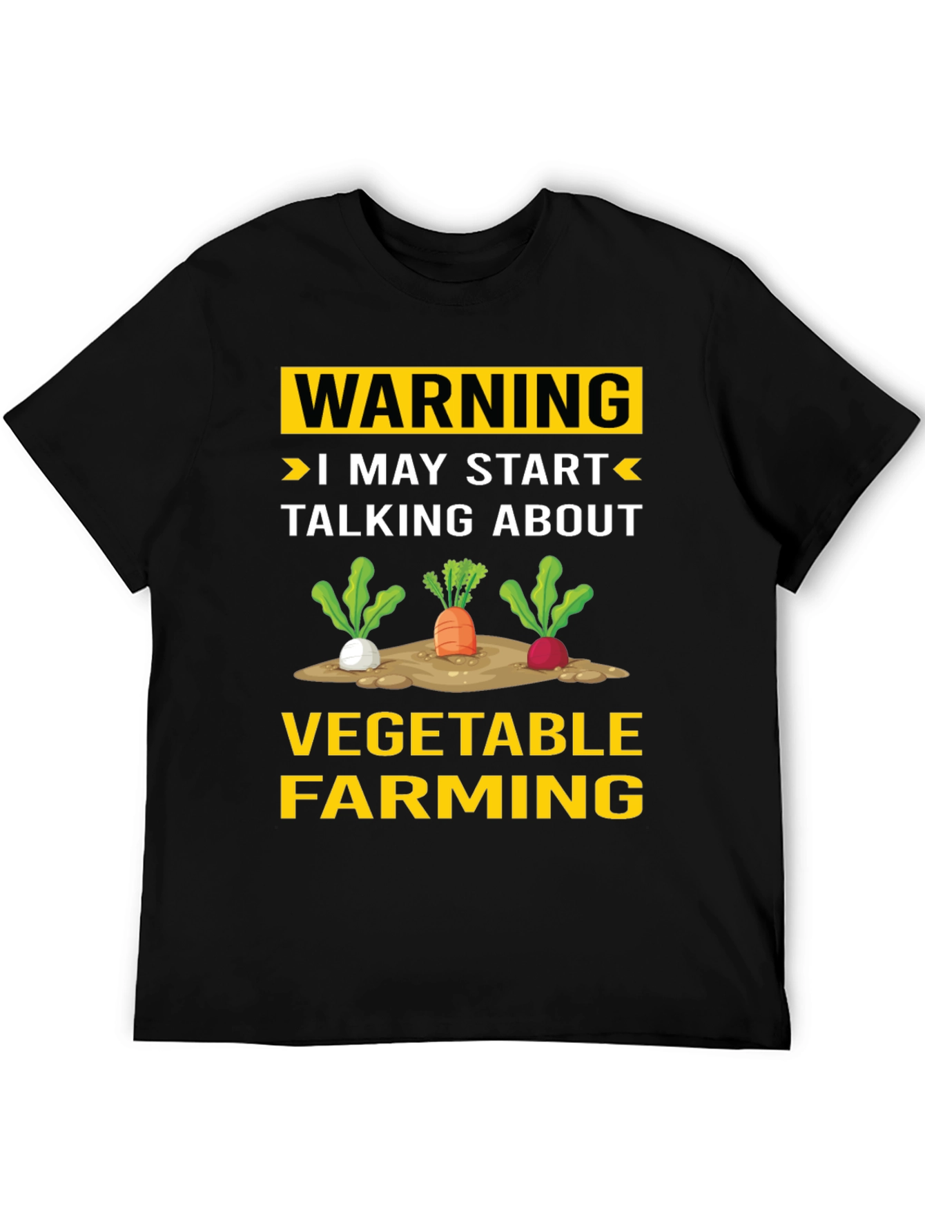 Vegetable Farming Warning T-Shirt - Funny Gardener Tee