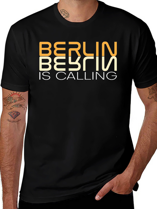 Berlin is Calling Graphic Tee - Retro Style