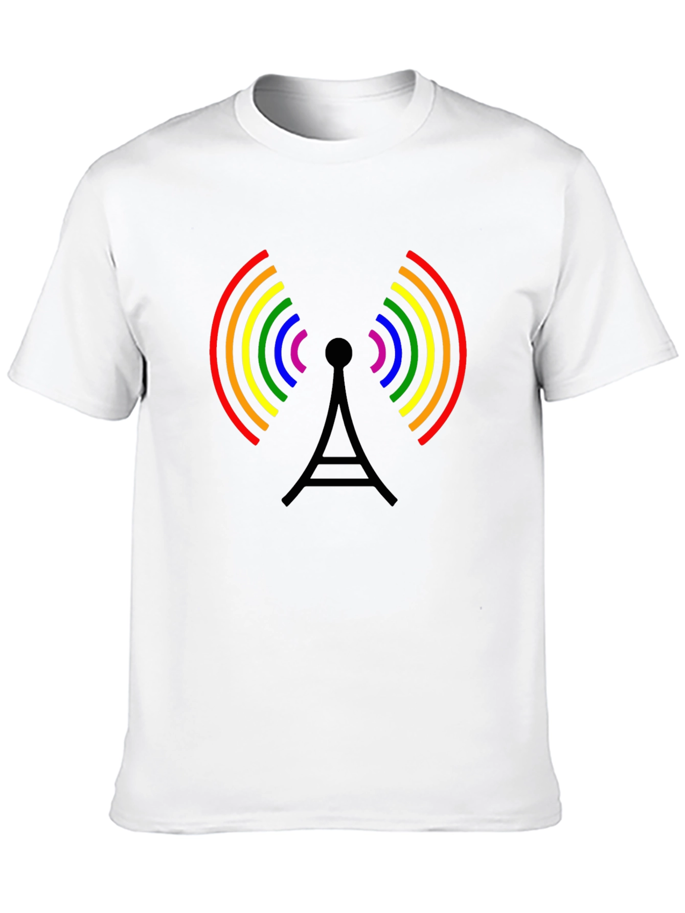 Rainbow Antenna T-Shirt - Pride Design