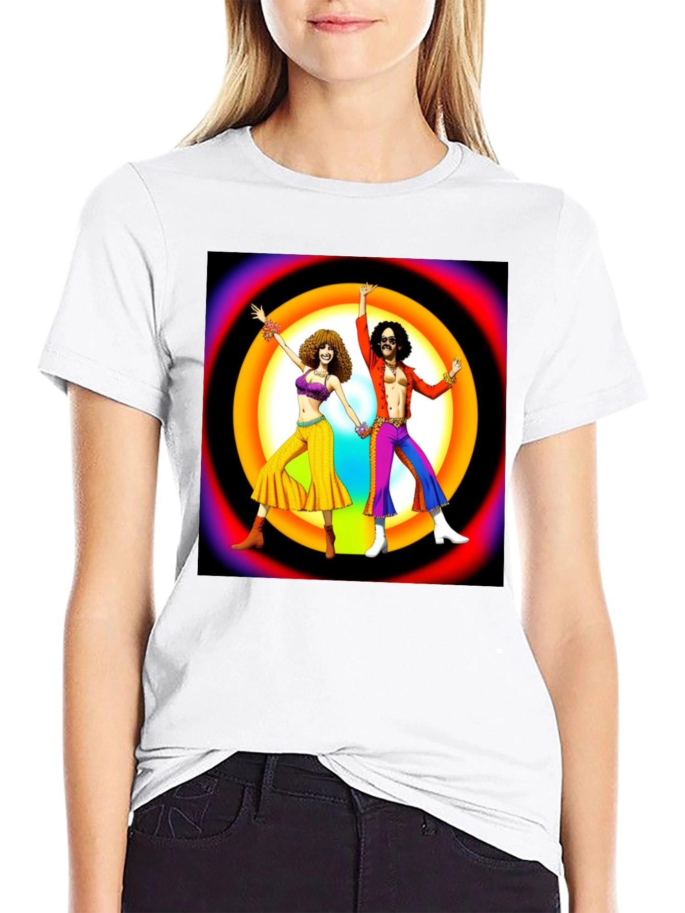 Retro Groovy Disco T-Shirt