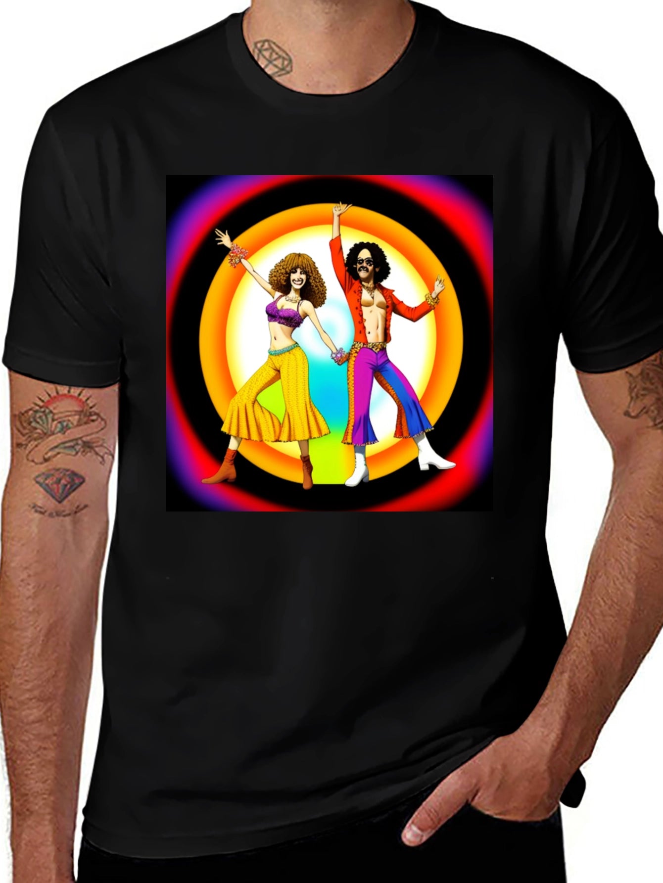 Retro Groovy Disco T-Shirt
