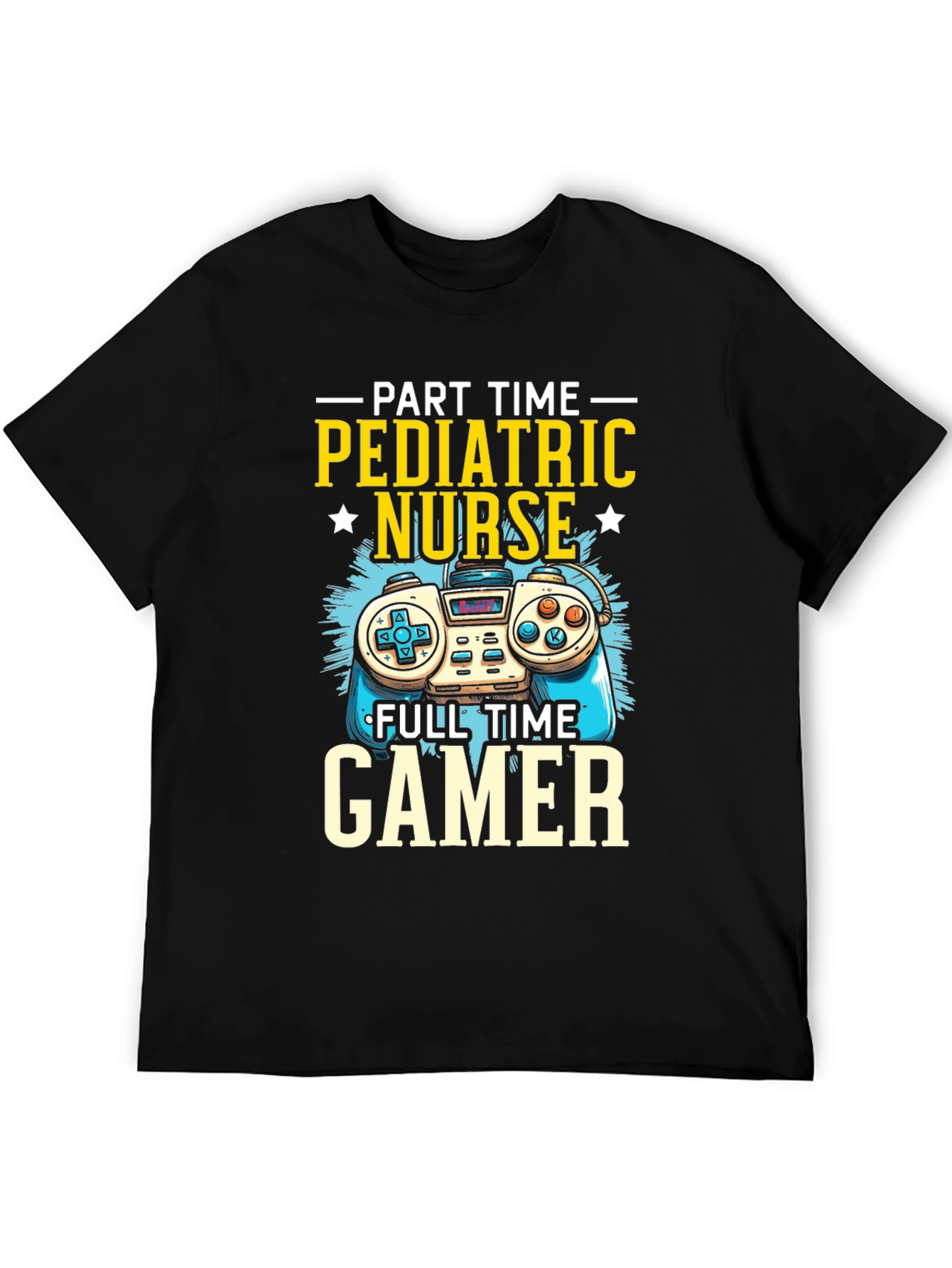 Pediatric Nurse Gamer T-Shirt - Funny Graphic Tee