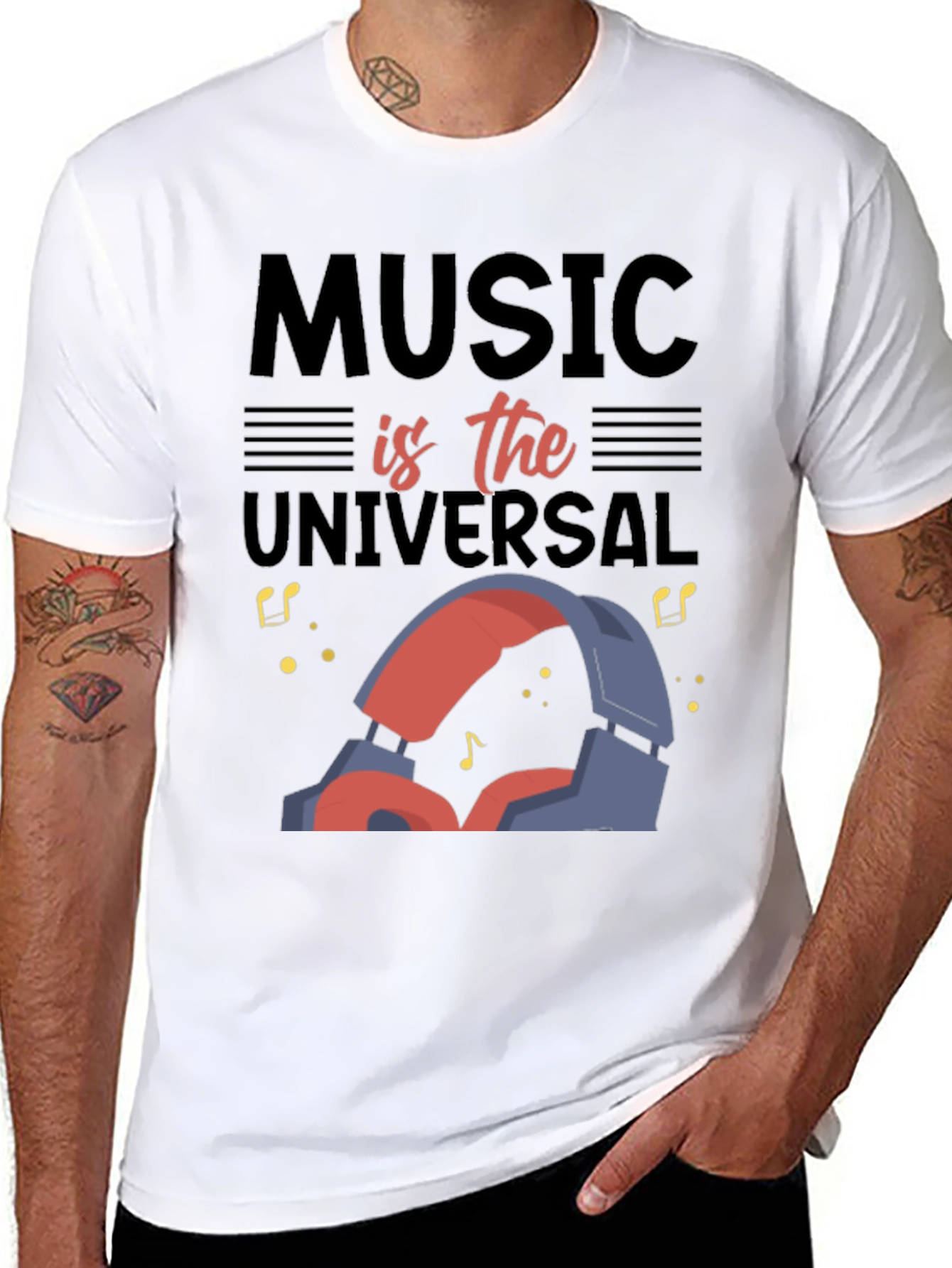 Music is Universal T-Shirt - Premium Cotton Tee