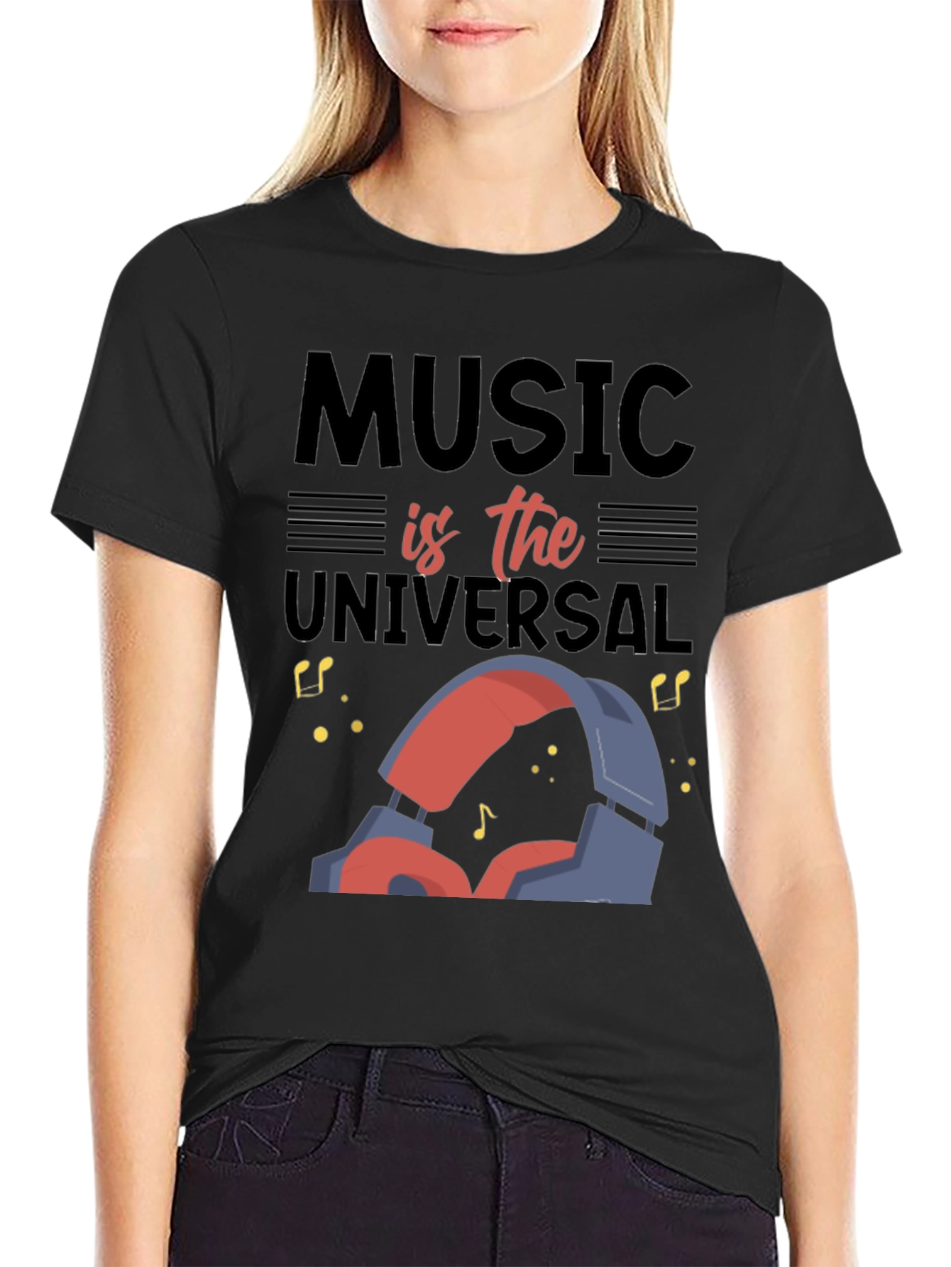 Music is Universal T-Shirt - Premium Cotton Tee