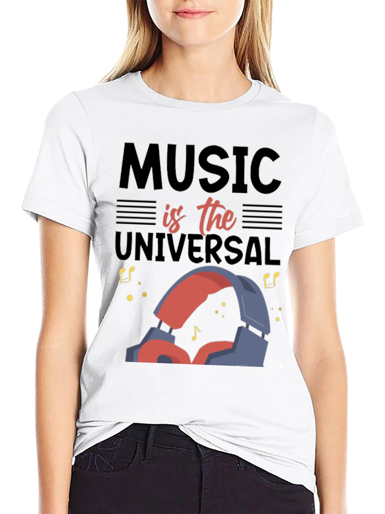 Music is Universal T-Shirt - Premium Cotton Tee