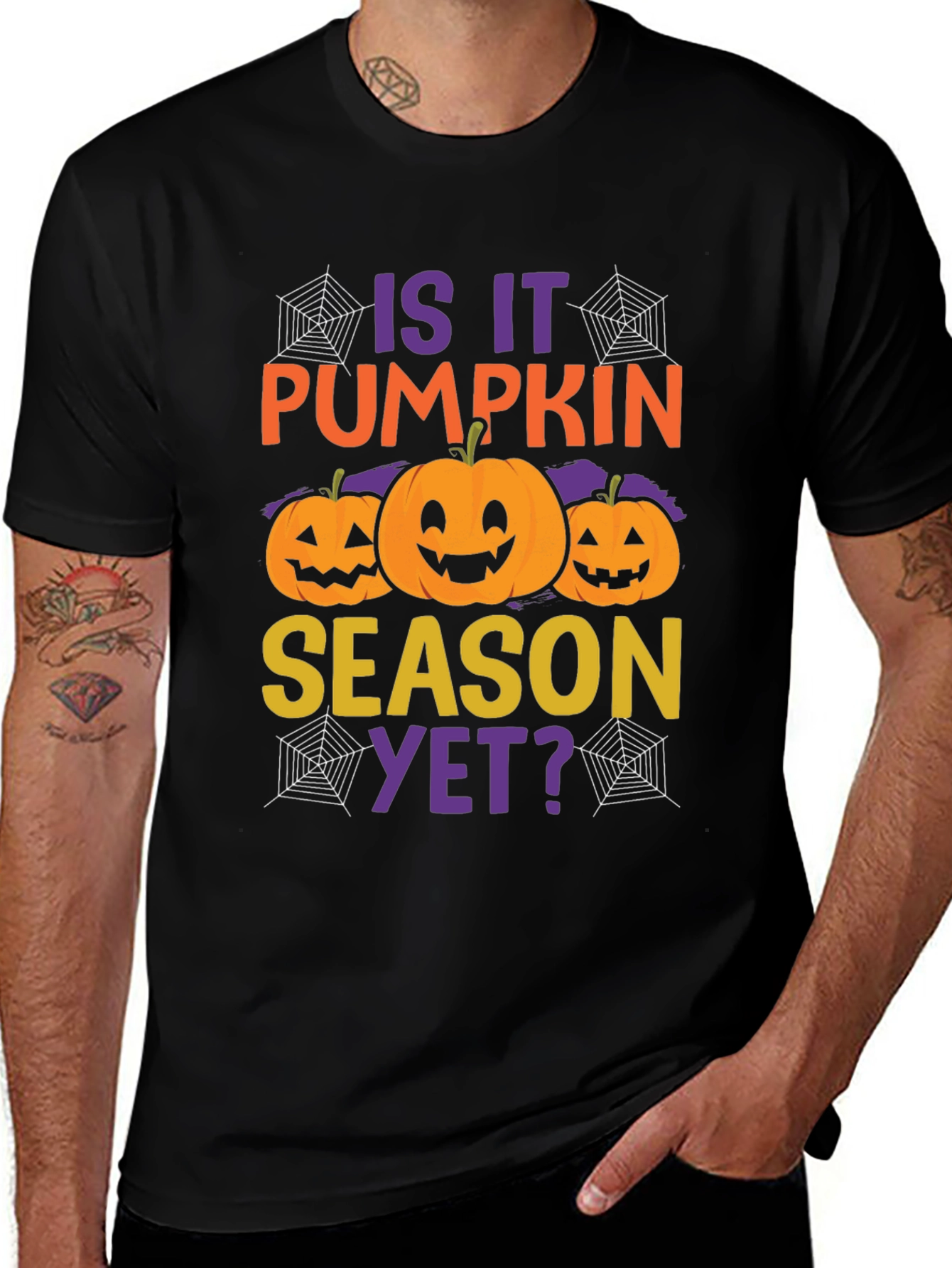Halloween Pumpkin Season Graphic T-Shirt