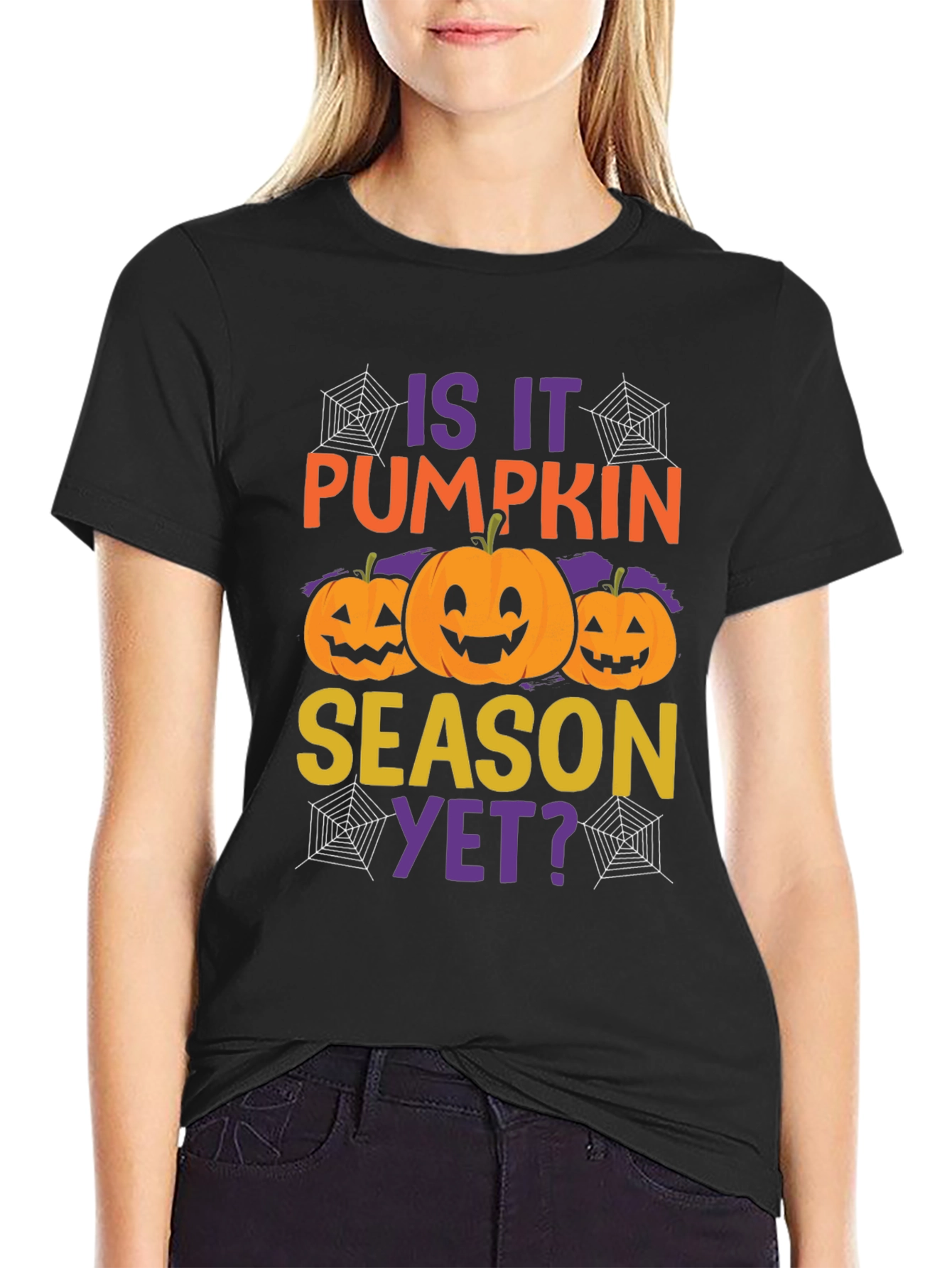 Halloween Pumpkin Season Graphic T-Shirt
