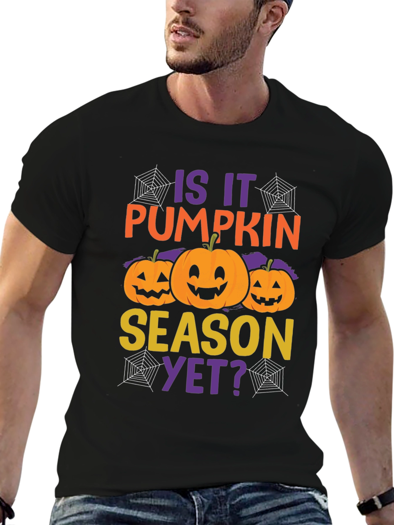 Halloween Pumpkin Season Graphic T-Shirt