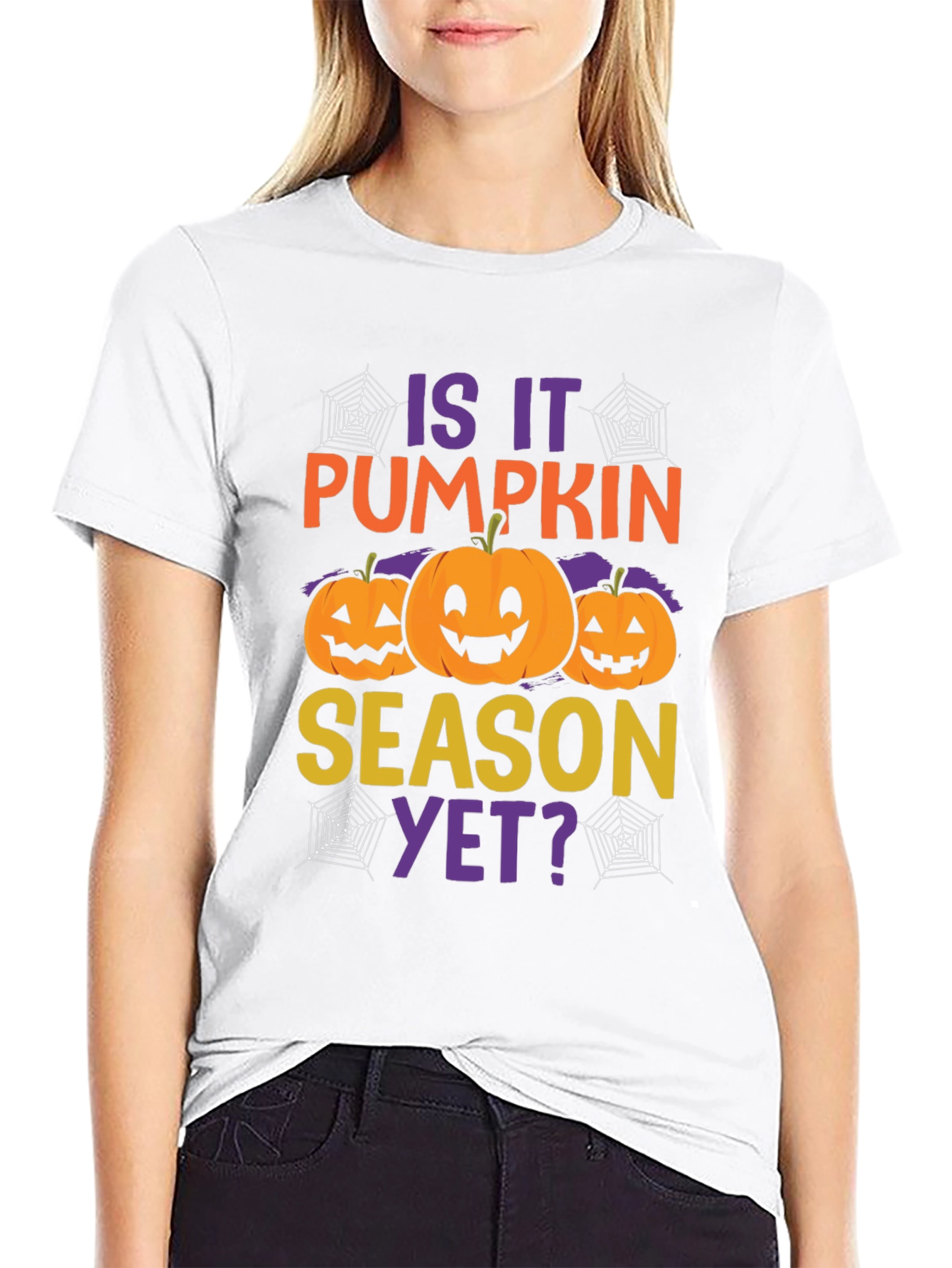 Halloween Pumpkin Season Graphic T-Shirt