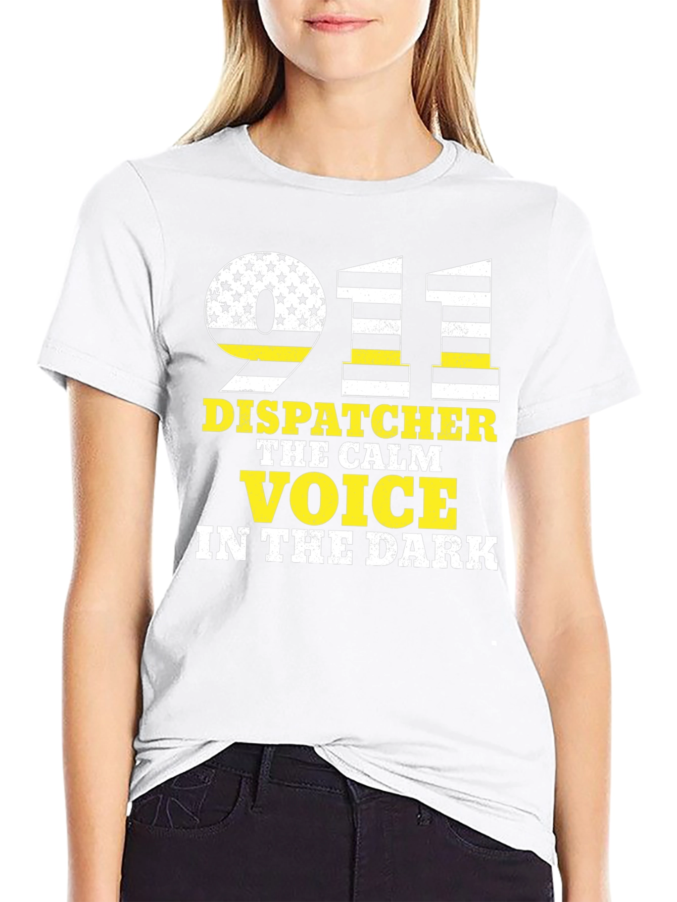 911 Dispatcher T-Shirt - Calm Voice in the Dark