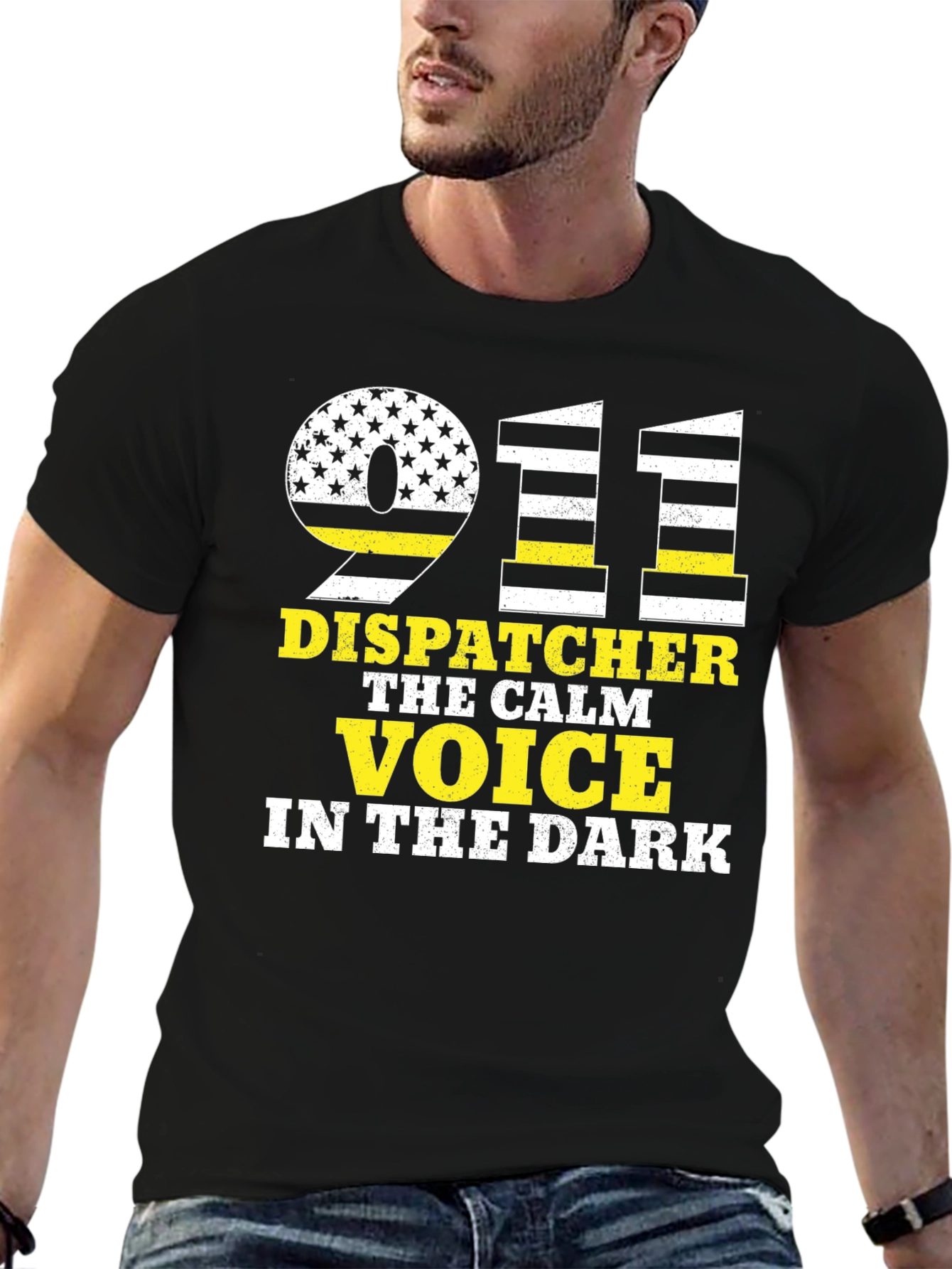 911 Dispatcher T-Shirt - Calm Voice in the Dark