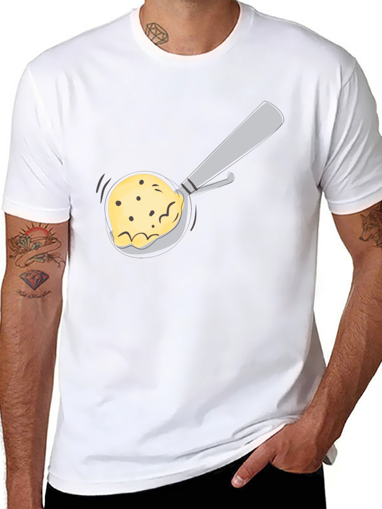 Ice Cream T-Shirt - Black