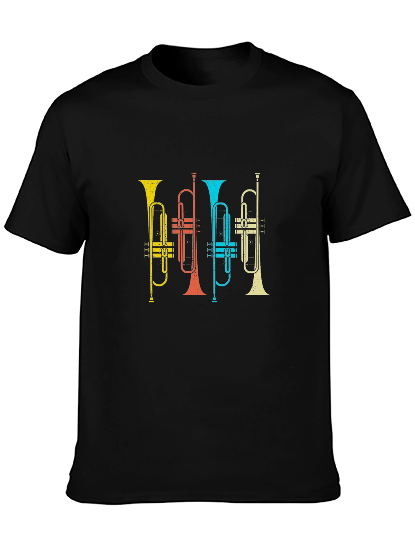Retro Trumpet T-Shirt - Music Lover Tee