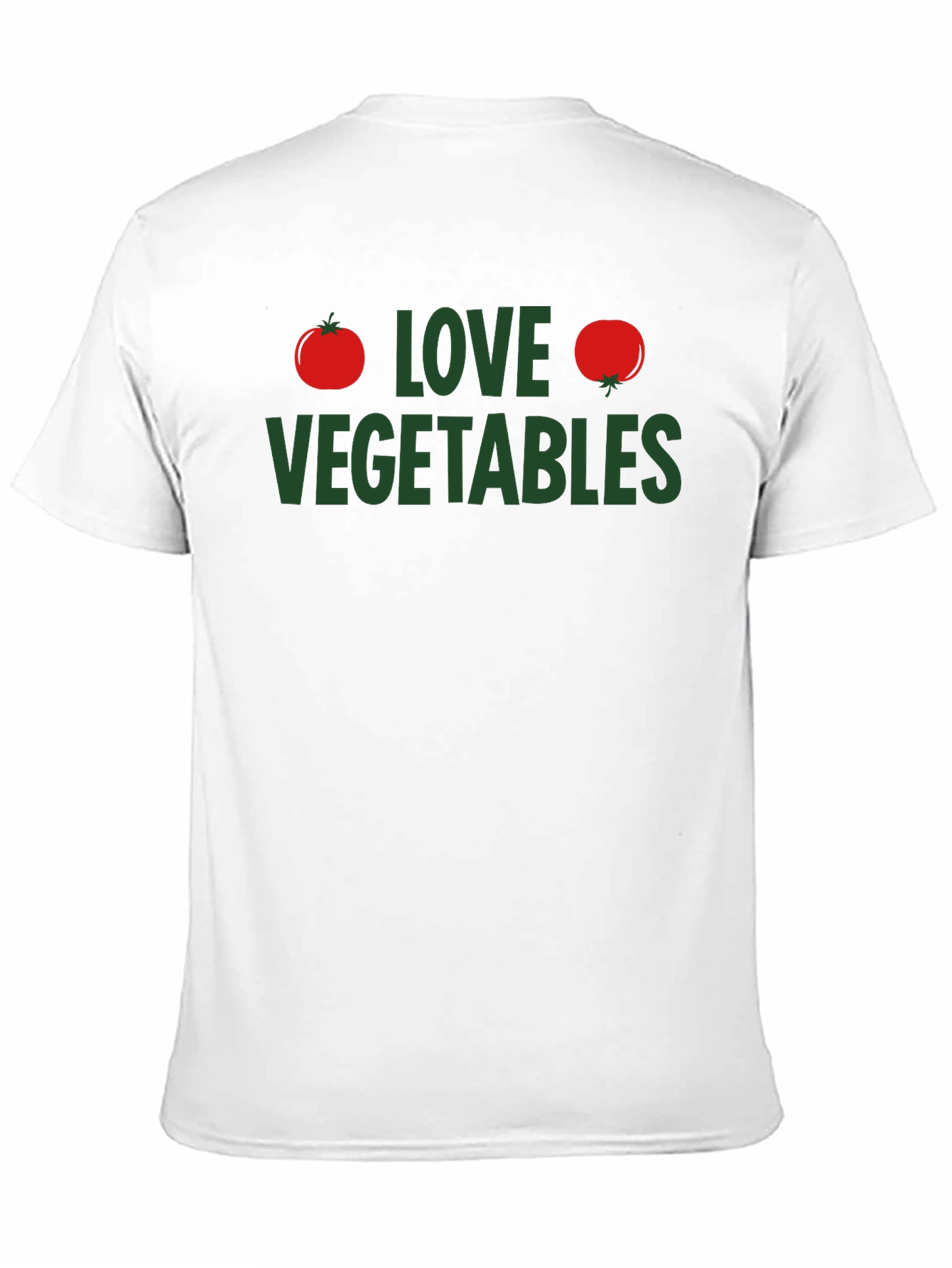 Love Vegetables Graphic T-Shirt - Black