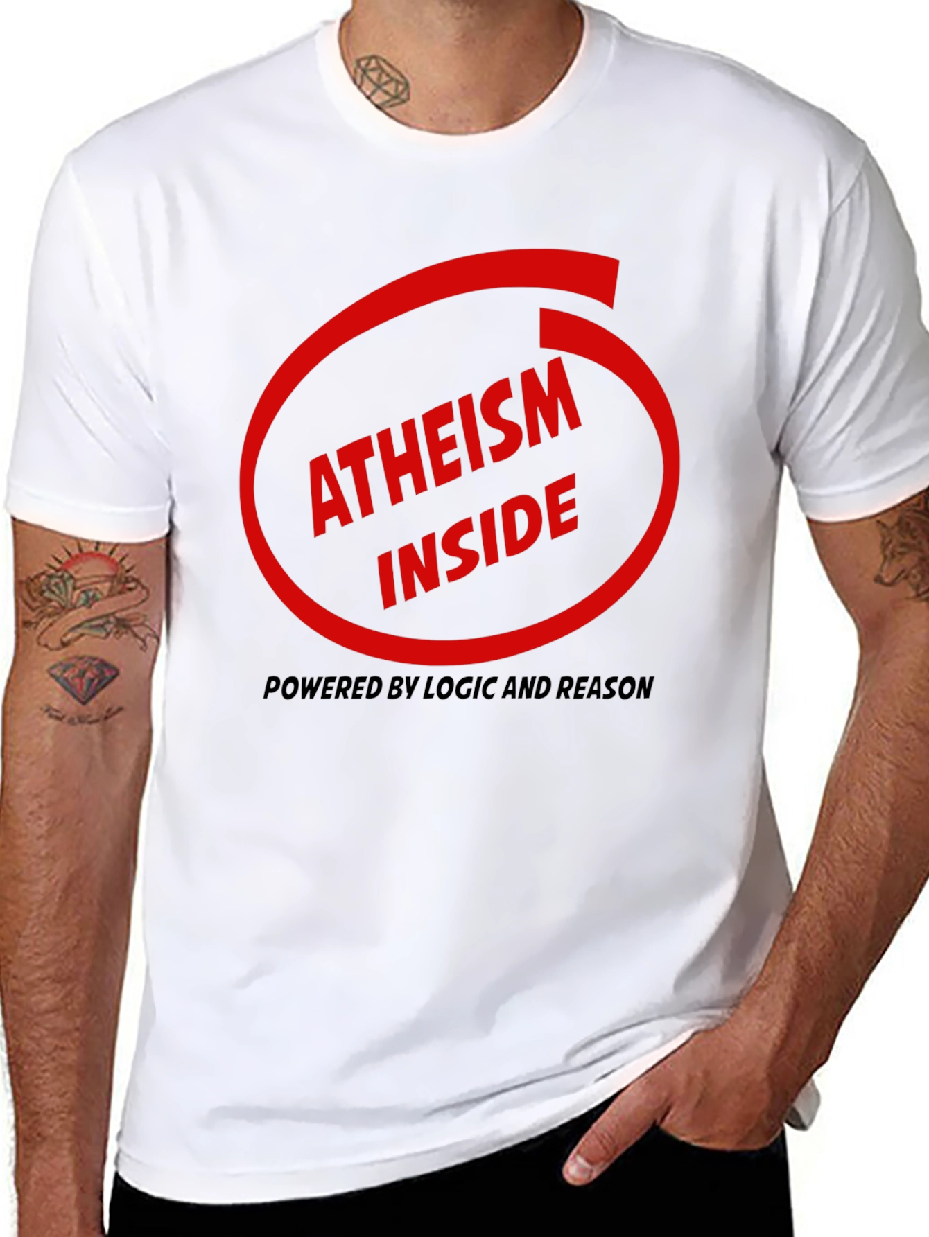 Atheism Inside - Logic & Reason T-Shirt