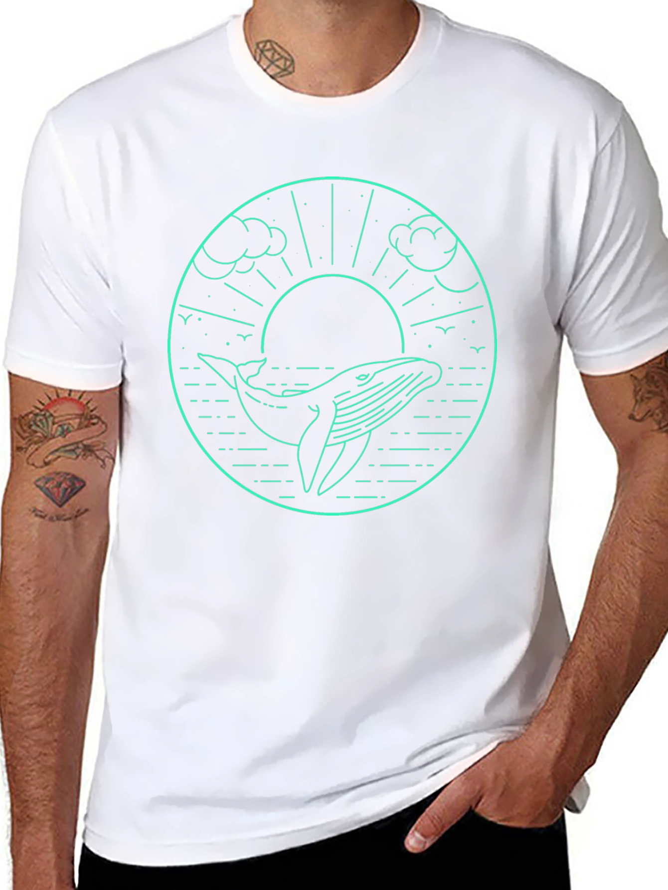 Whale Graphic T-Shirt - Ocean Lover Tee