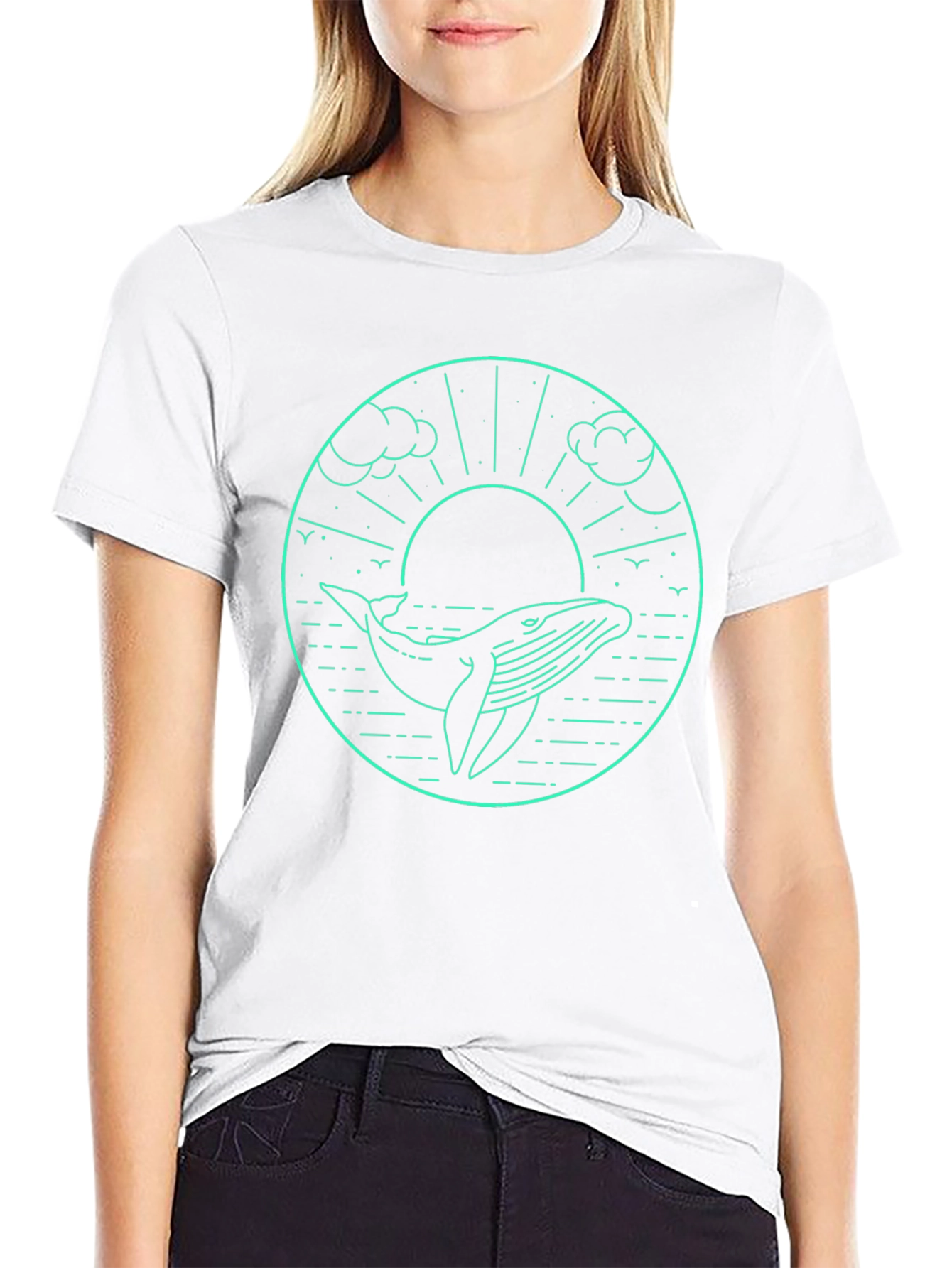 Whale Graphic T-Shirt - Ocean Lover Tee