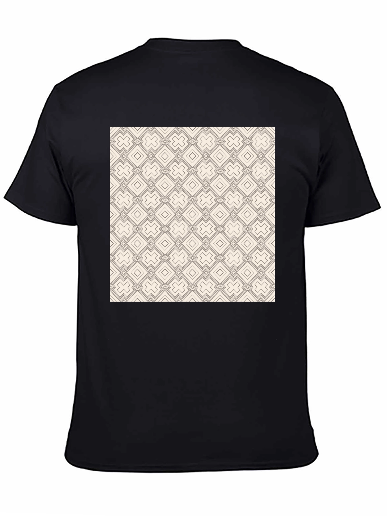 Geometric Pattern Tee - Modern Style