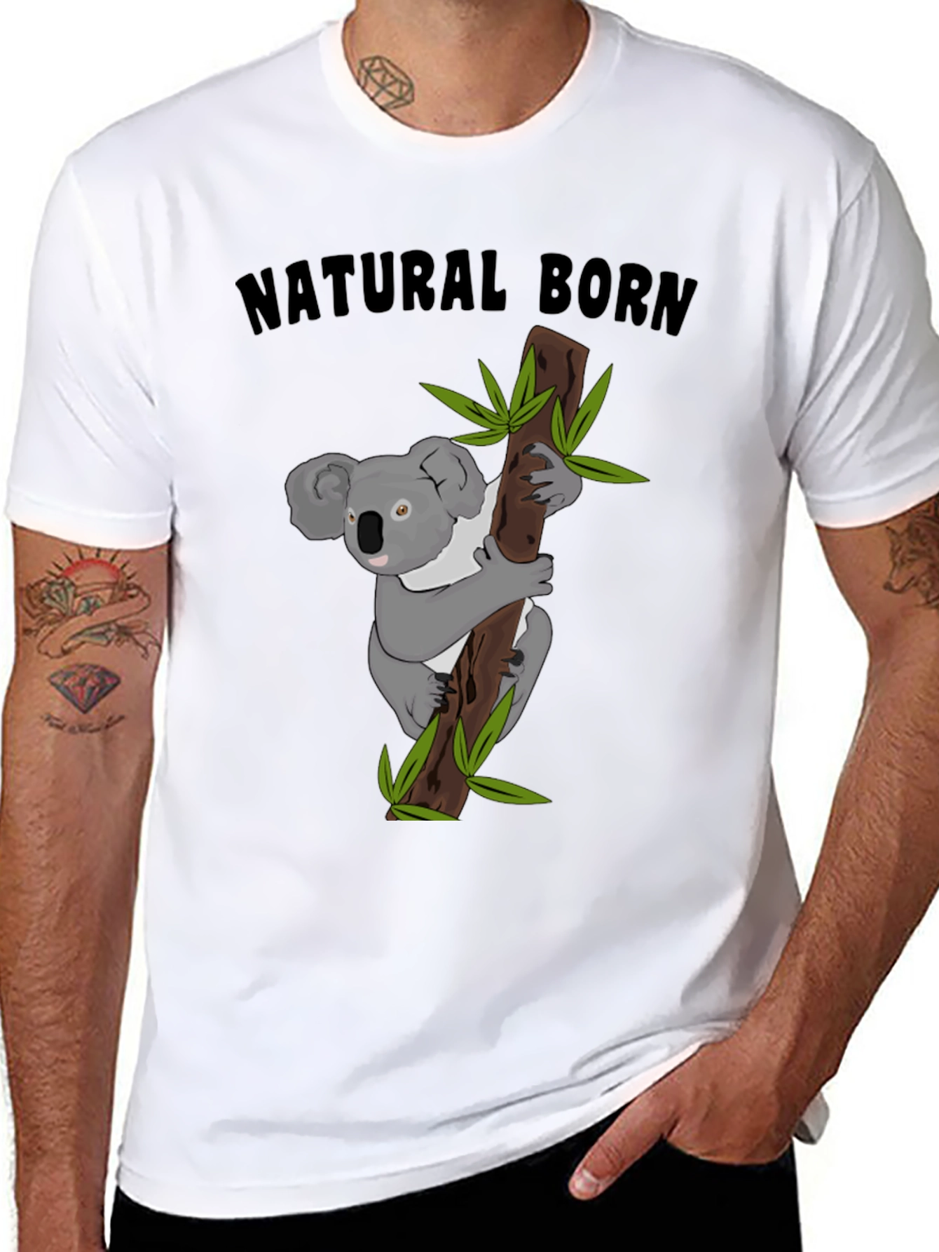 Natural Born Koala T-Shirt - Unisex Graphic Tee