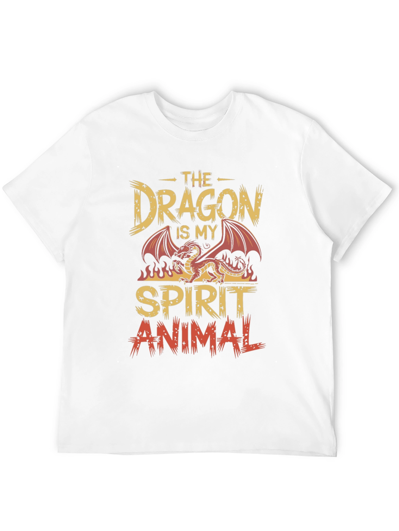 Dragon Spirit Animal Graphic Tee - Cool Design