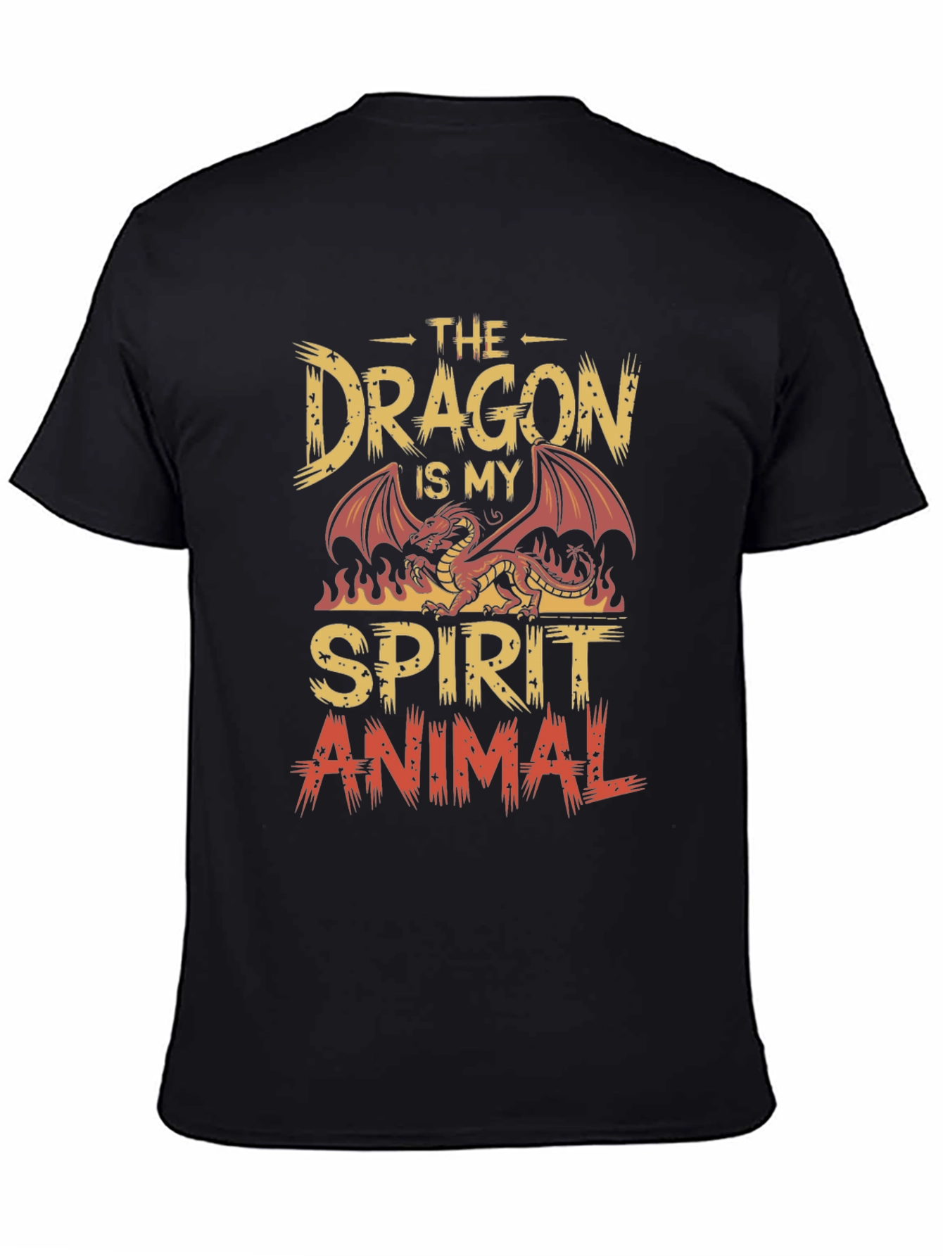 Dragon Spirit Animal Graphic Tee - Cool Design
