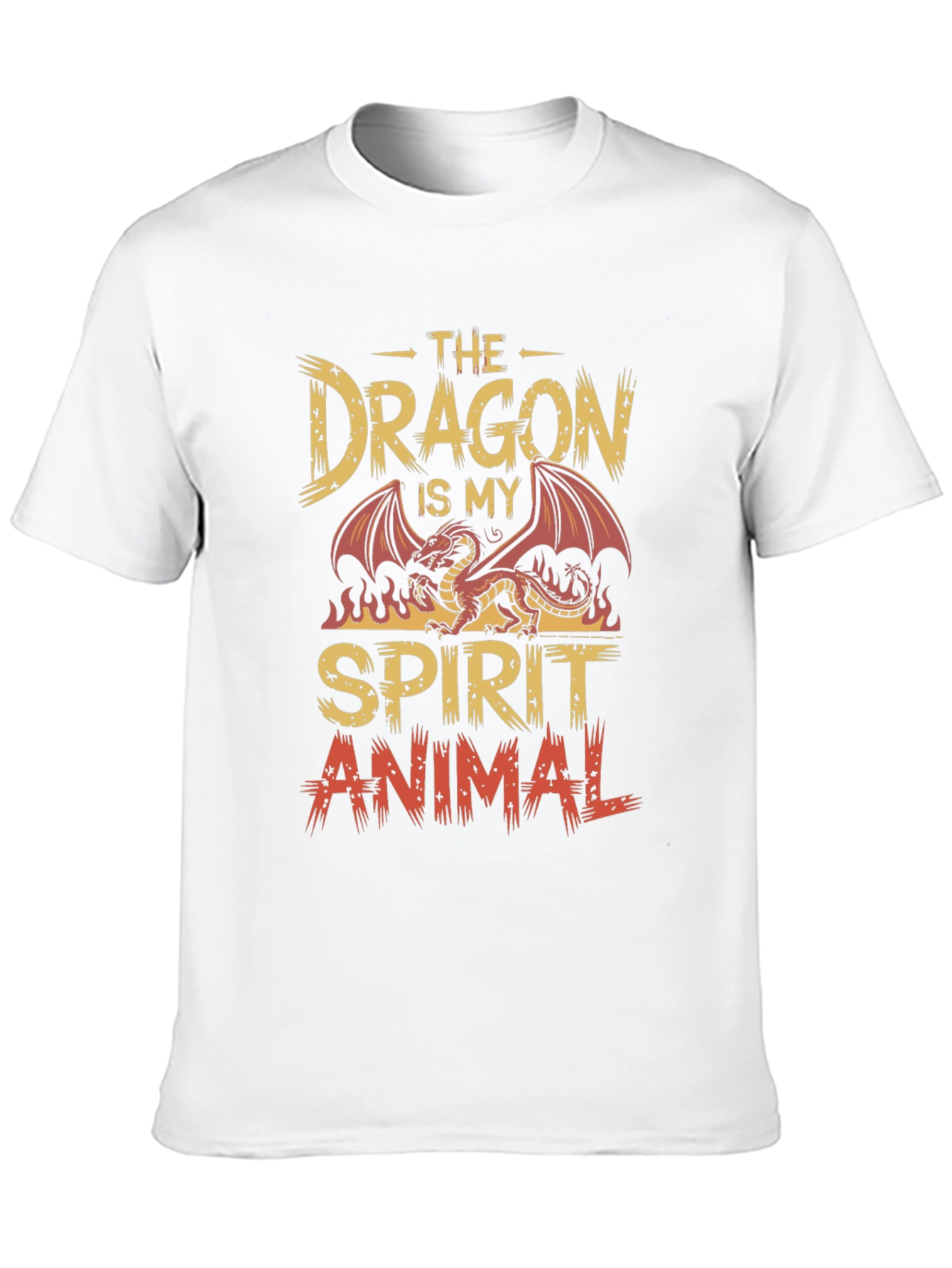 Dragon Spirit Animal Graphic Tee - Cool Design