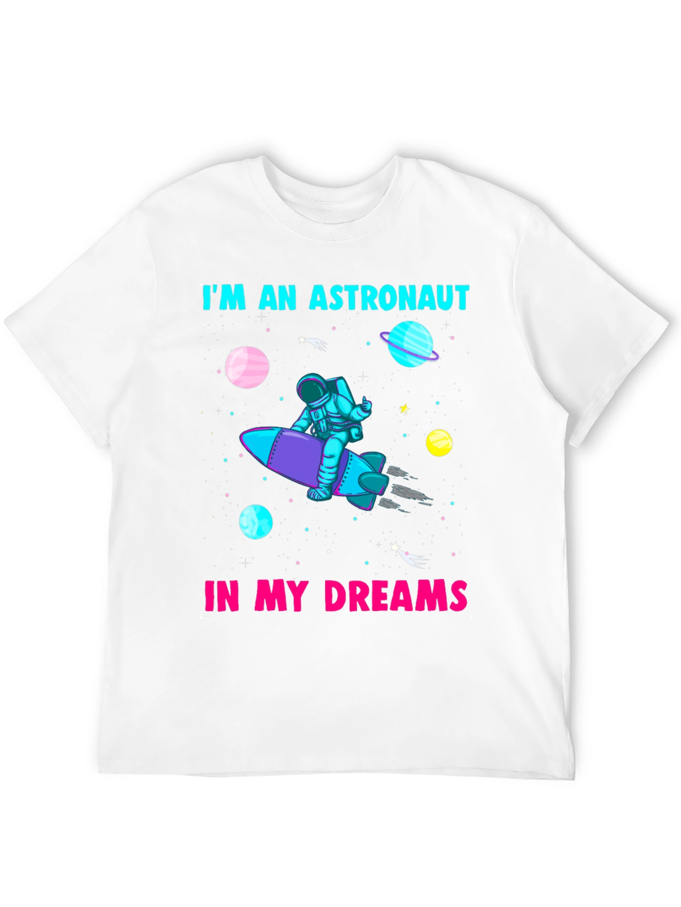 Astronaut In My Dreams Black T-Shirt