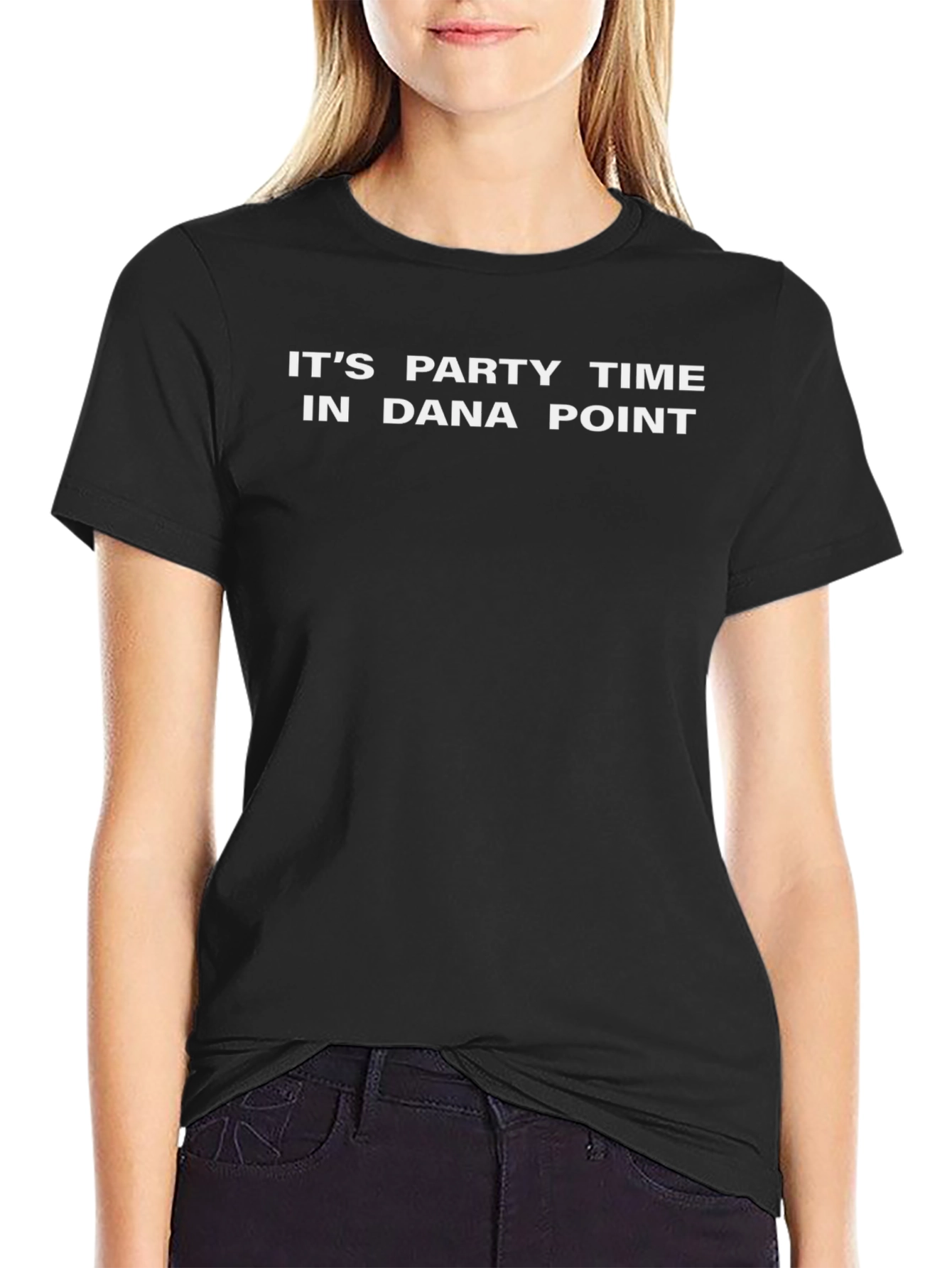Dana Point Party Time Black T-Shirt