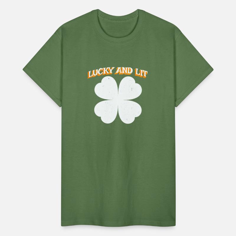 Lucky and Lit Large 4-Leaf Shamrock Design