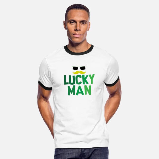 Lucky Man Clover Shamrock Irish Ireland